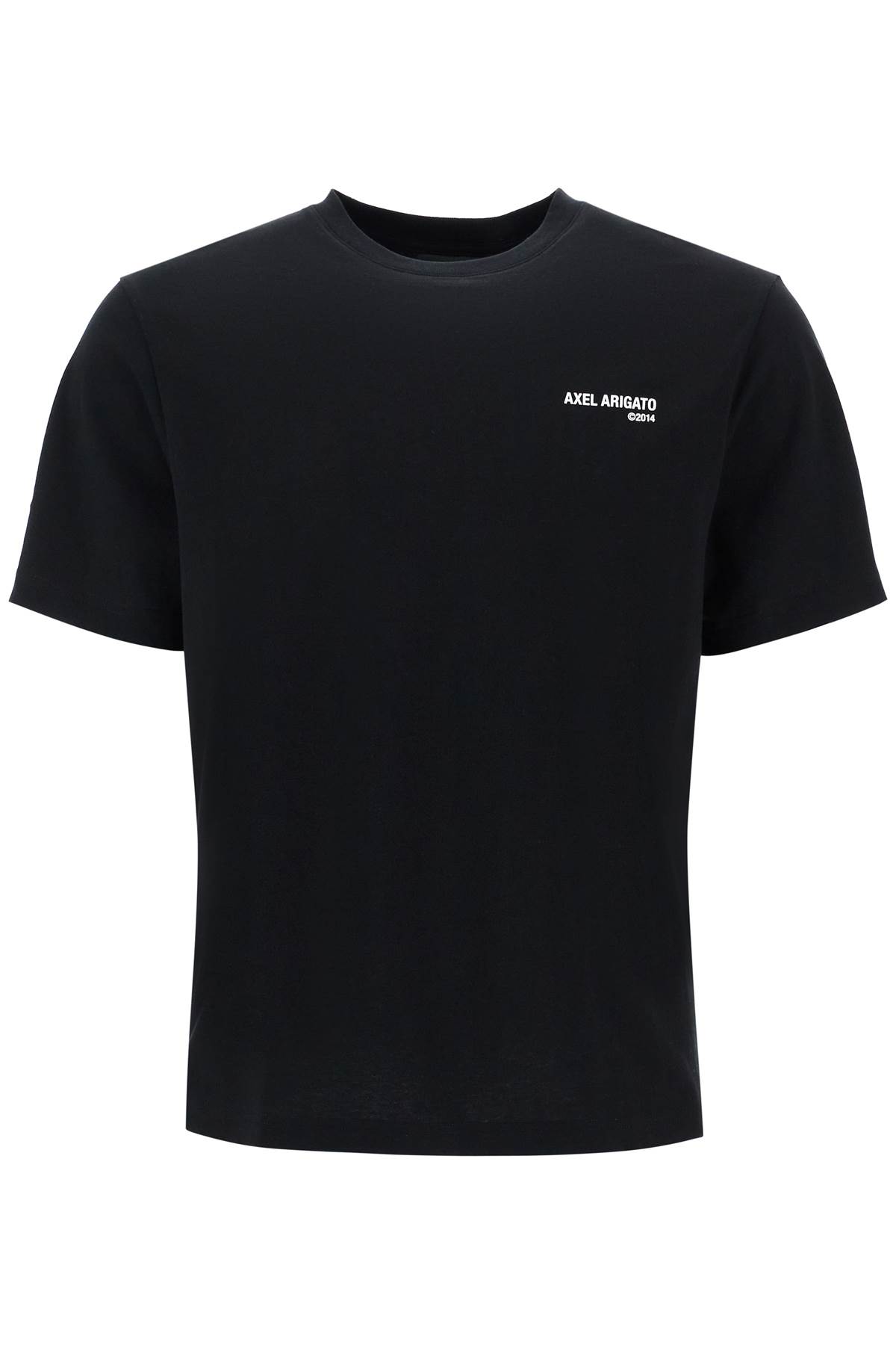 Black Organic Cotton T-shirt With Discreet Logo