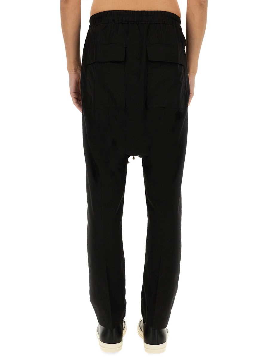 Shop Rick Owens Drawstring Pant In Black