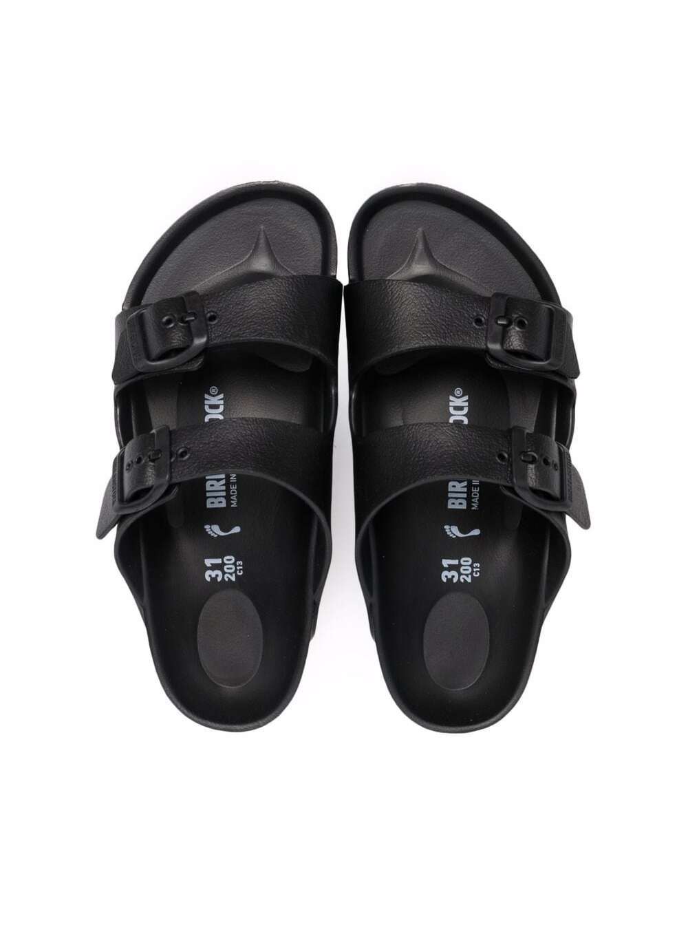 Birkenstock Double-buckle Open-toe Sandals In Black