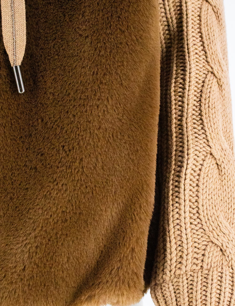 Shop Le Tricot Perugia Jacket In Tobacco Camel