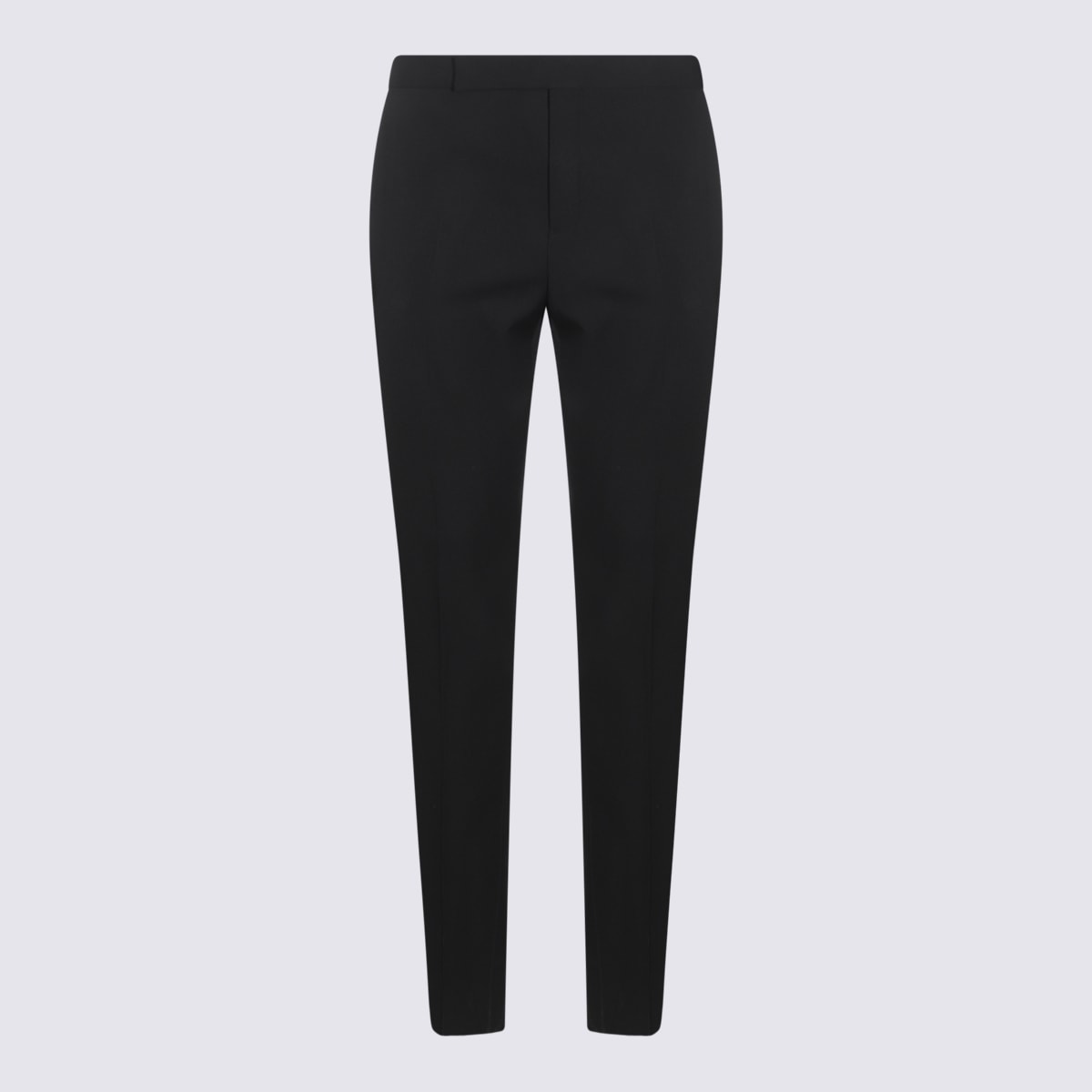 Saint Laurent Black Wool Pants In 1000