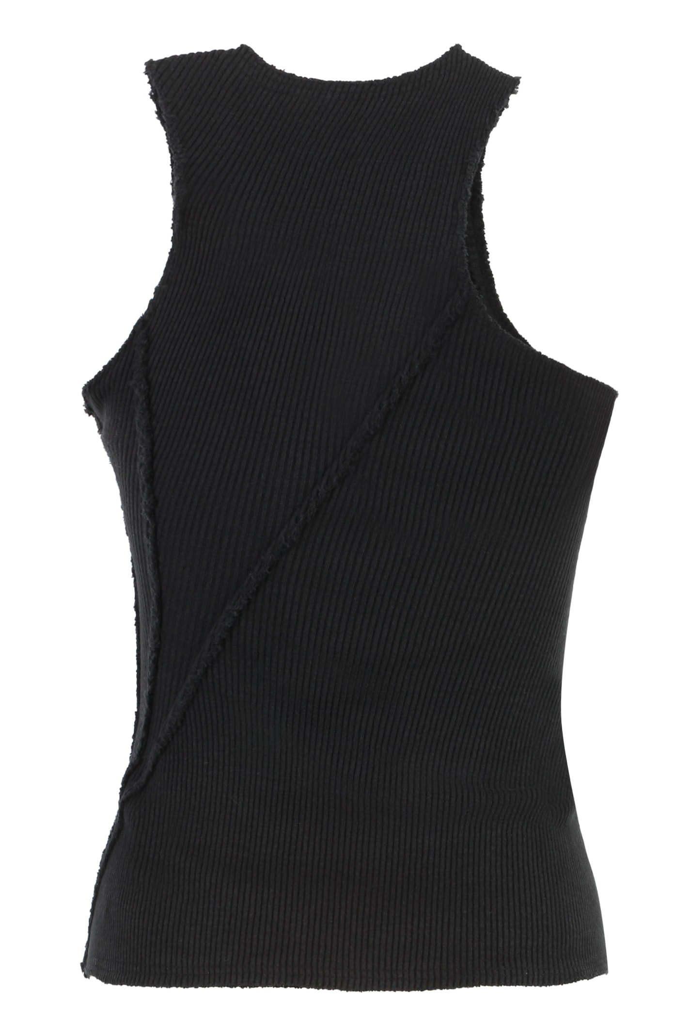 Talia Byre Cotton Tank Top In Black