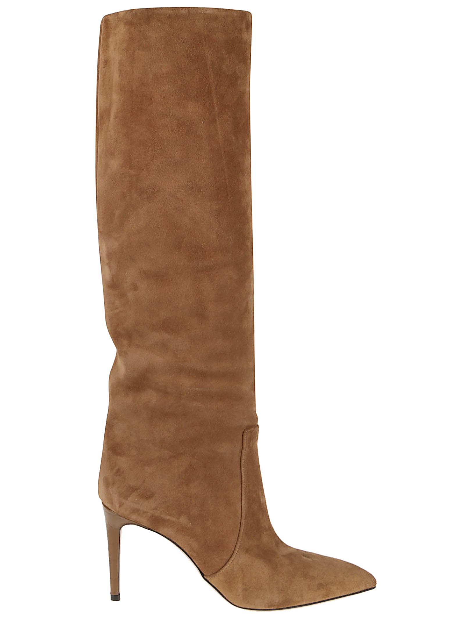 Paris Texas 85mm Suede Leather Knee-high Boots In Brown