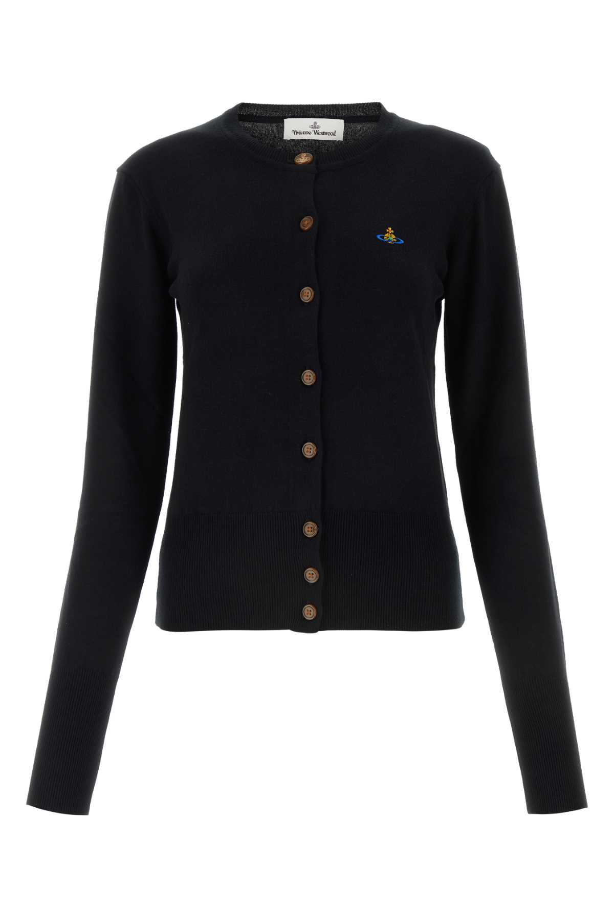 Vivienne Westwood Black Cotton Blend Bea Cardigan