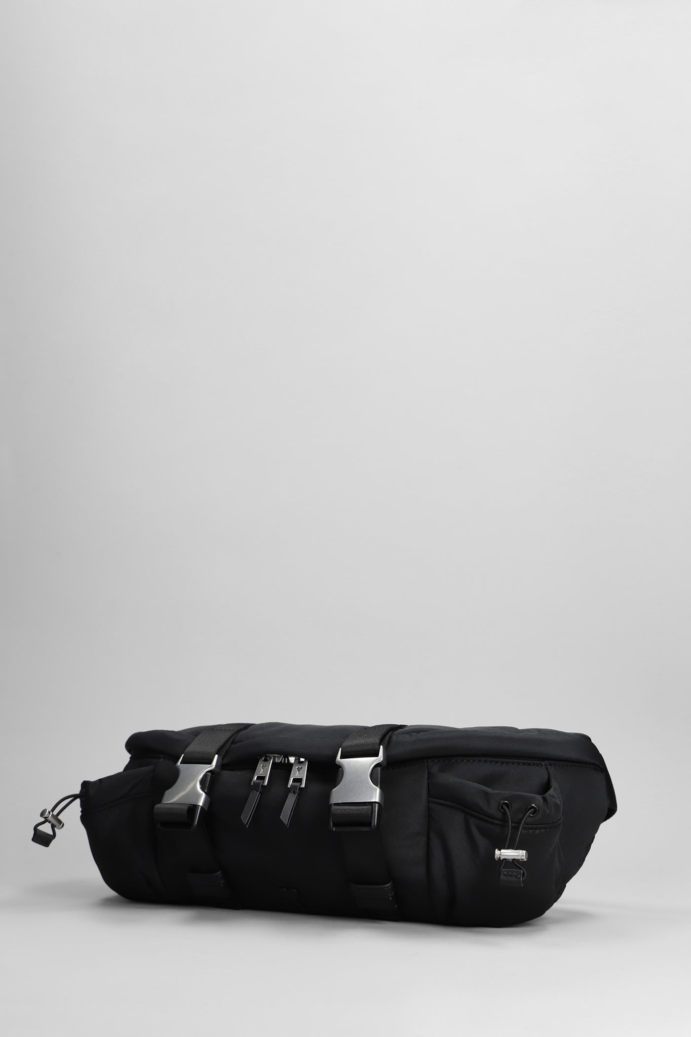 Shop Ami Alexandre Mattiussi Waist Bag In Black Nylon