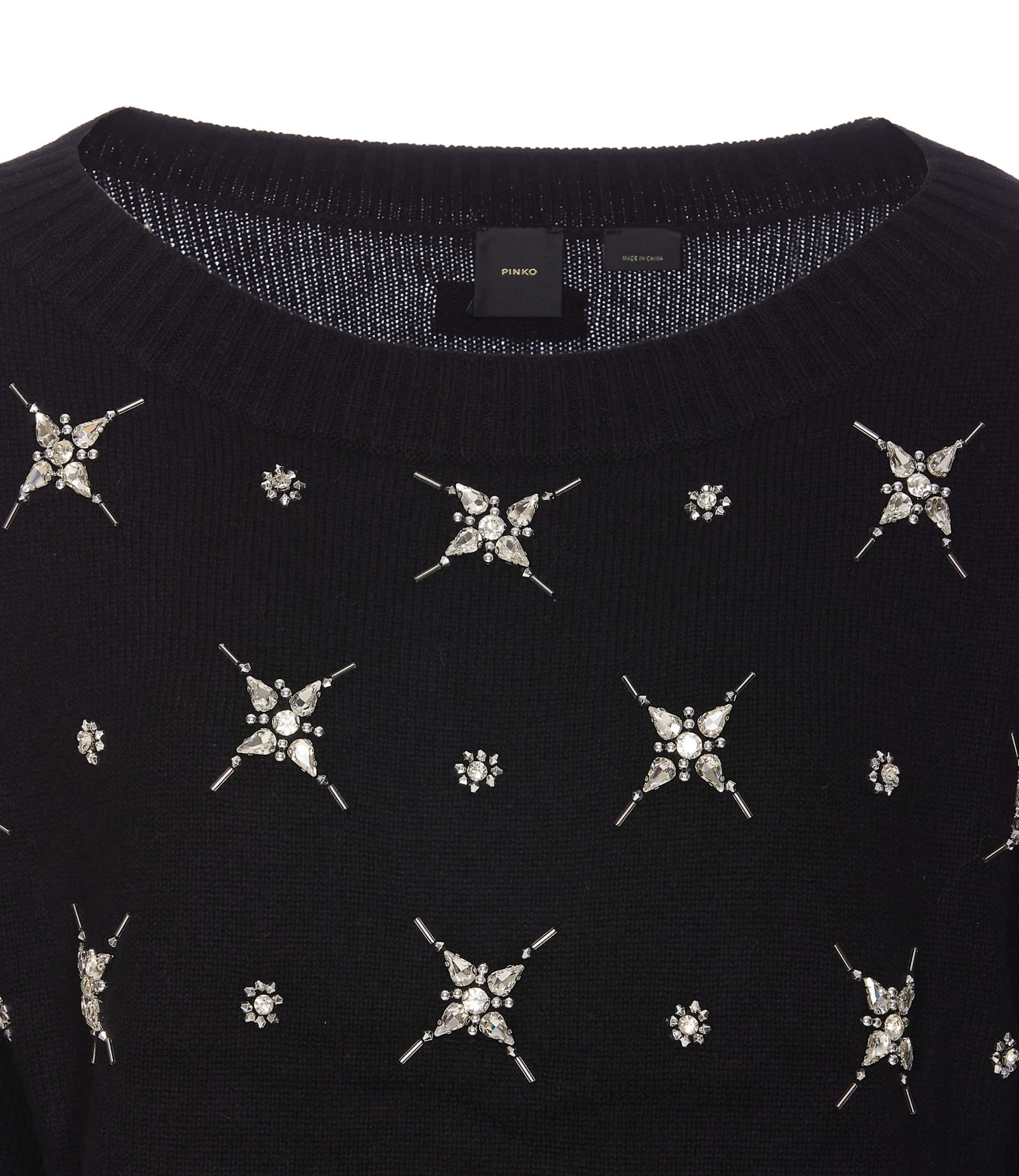 Shop Pinko Scottish Sweater In Black