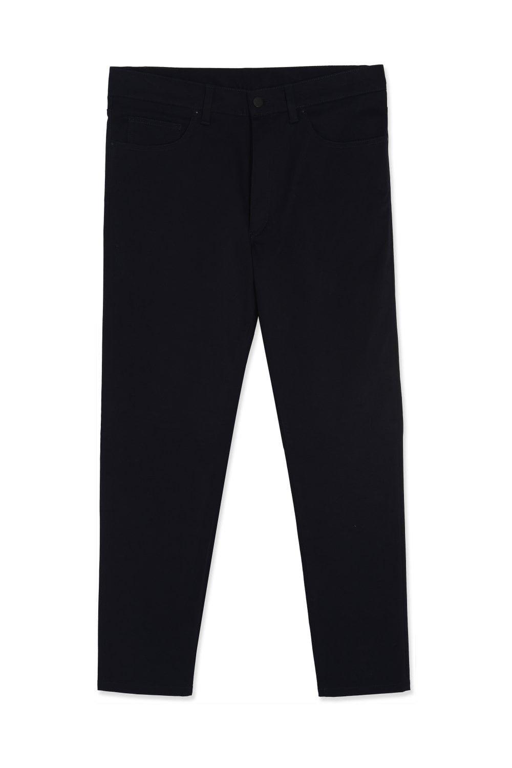 Shop Moncler Logo Patch Straight-leg Trousers