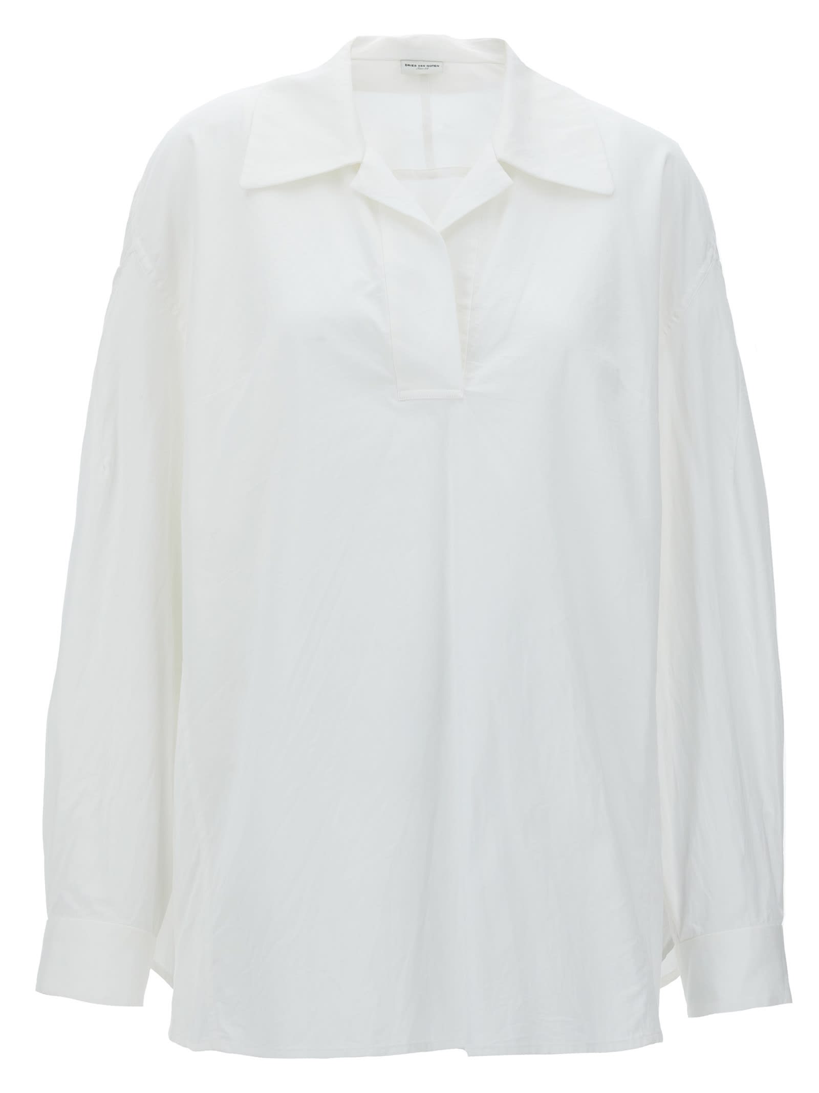 Shop Dries Van Noten Camis Blouse In White