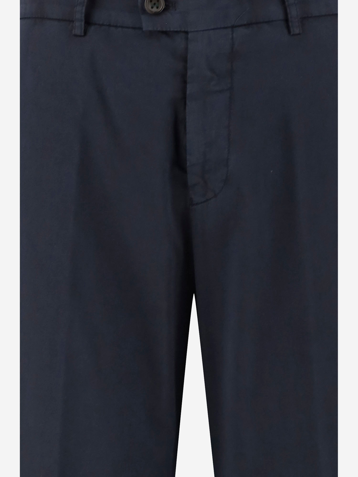 Shop Berwich Stretch Cotton Silk Pants In Blue