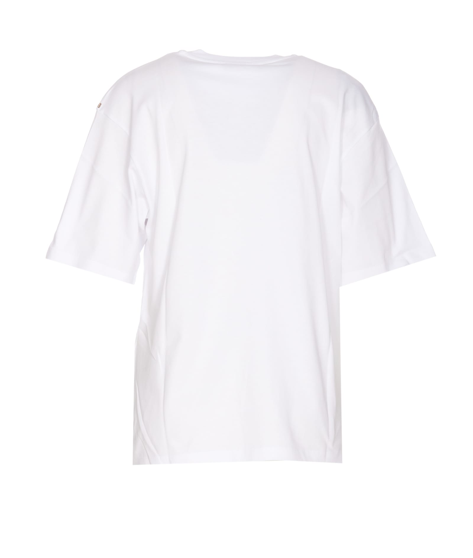 Shop Sportmax Luis T-shirt In Bianco