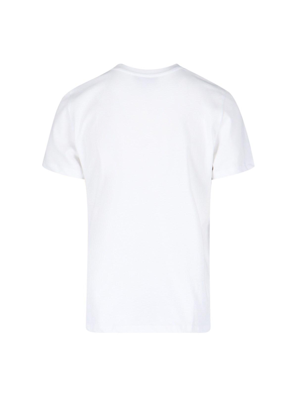 Shop Apc Logo T-shirt In White