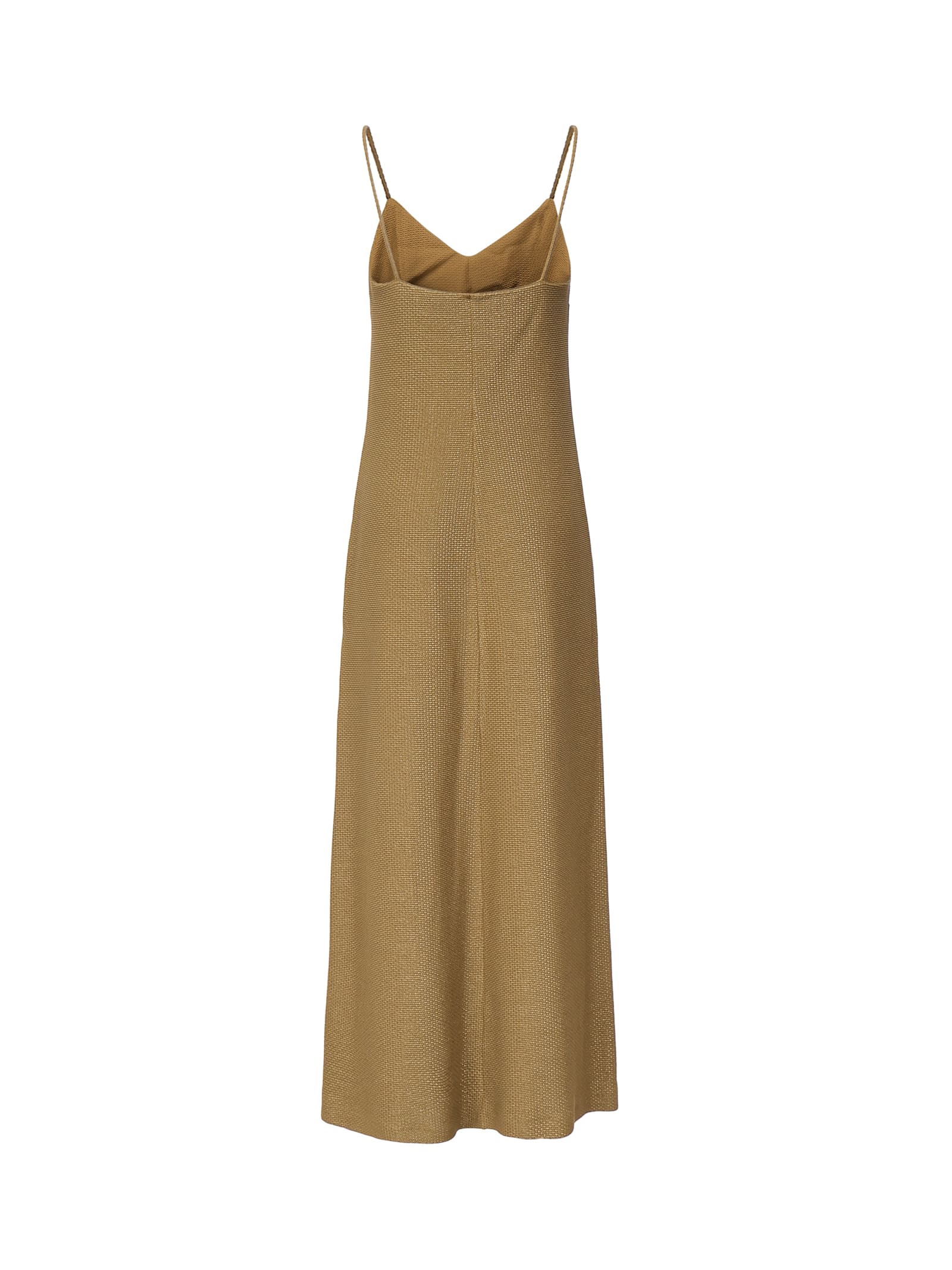 Max Mara Slip Dress In Jacquard Jersey