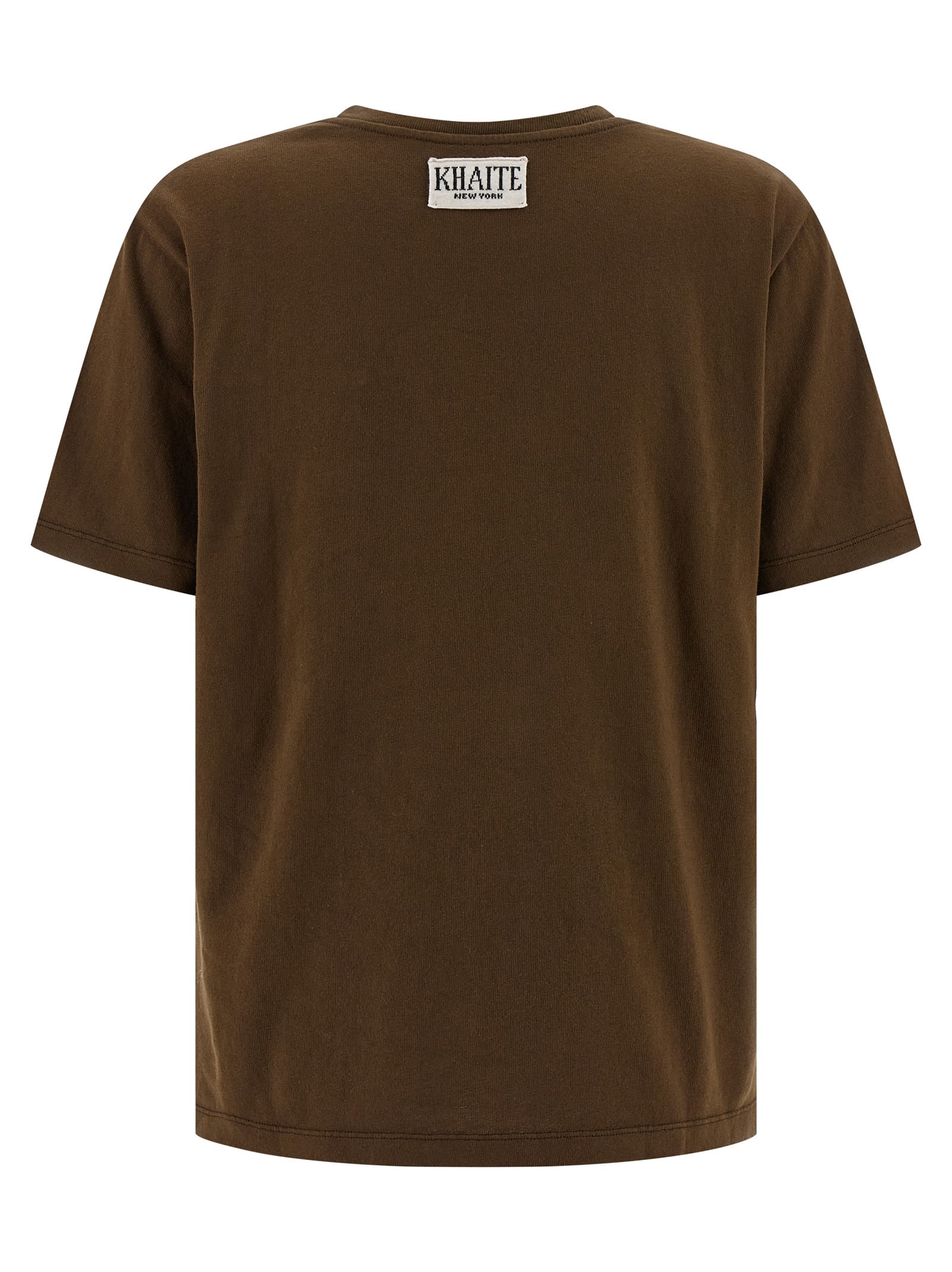 Khaite Mae T-shirt In Brown