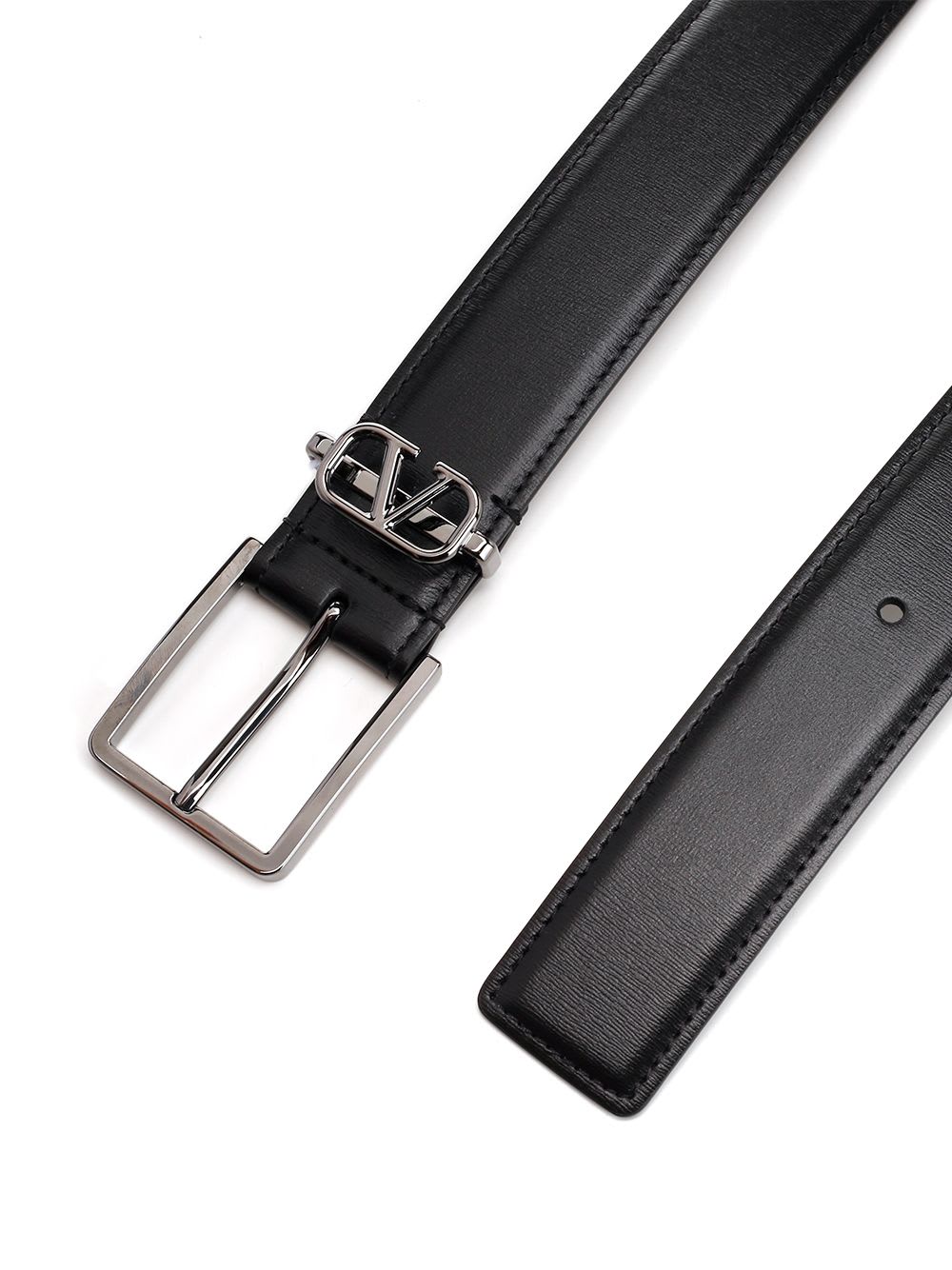 Shop Valentino Mini Vlogo Signature Belt In Black