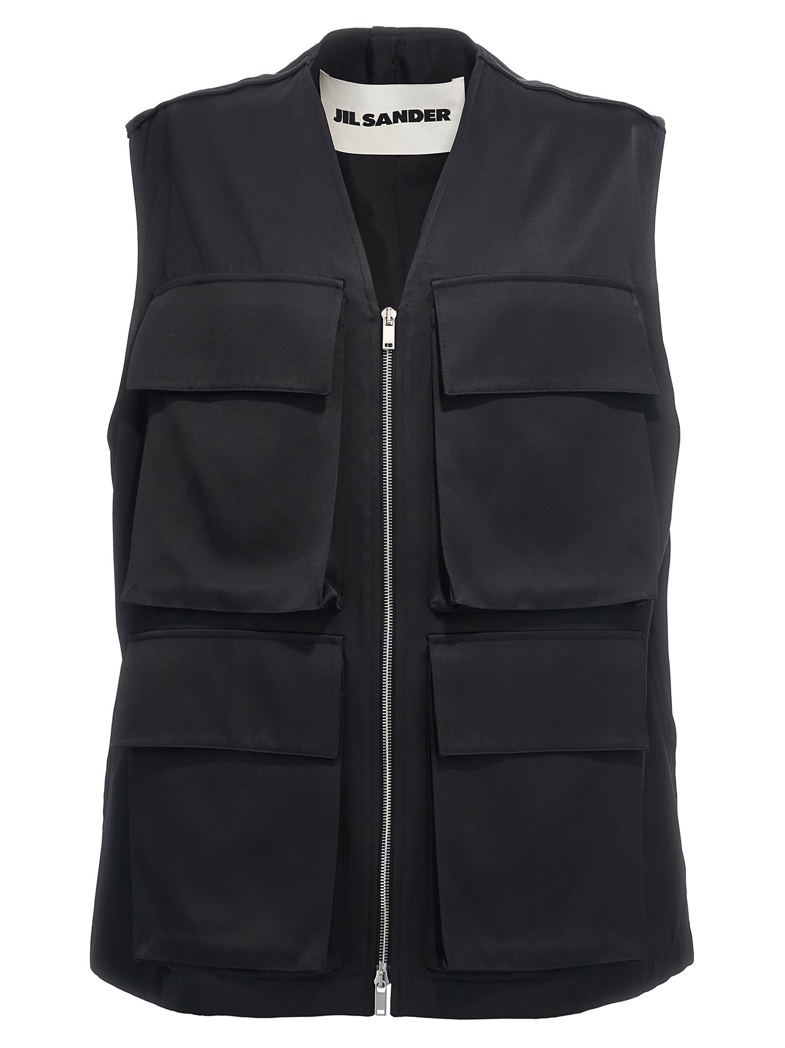 Shop Jil Sander 14 Vest In Black