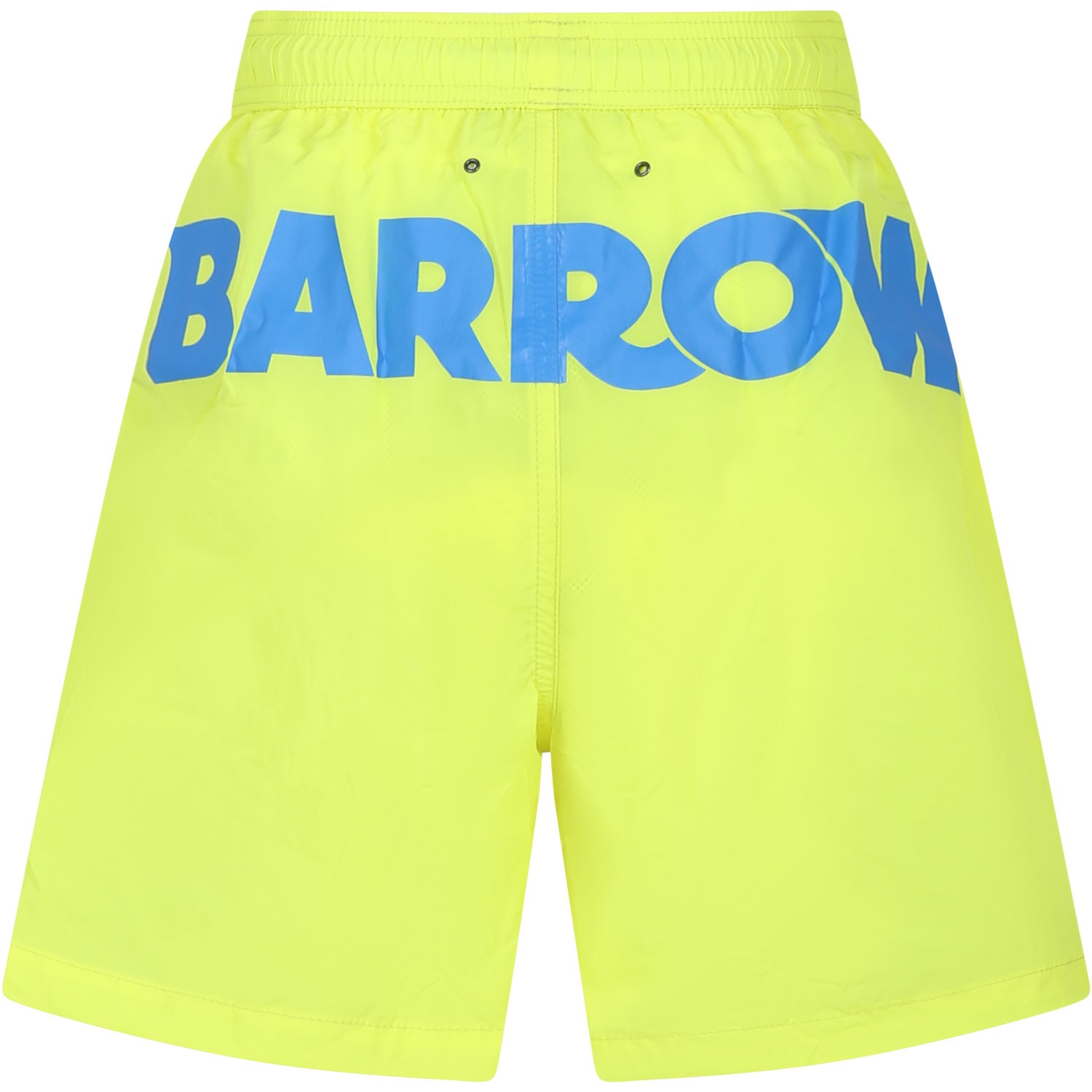 Shop Barrow Yellow Swim Shorts For Boy With Smiley