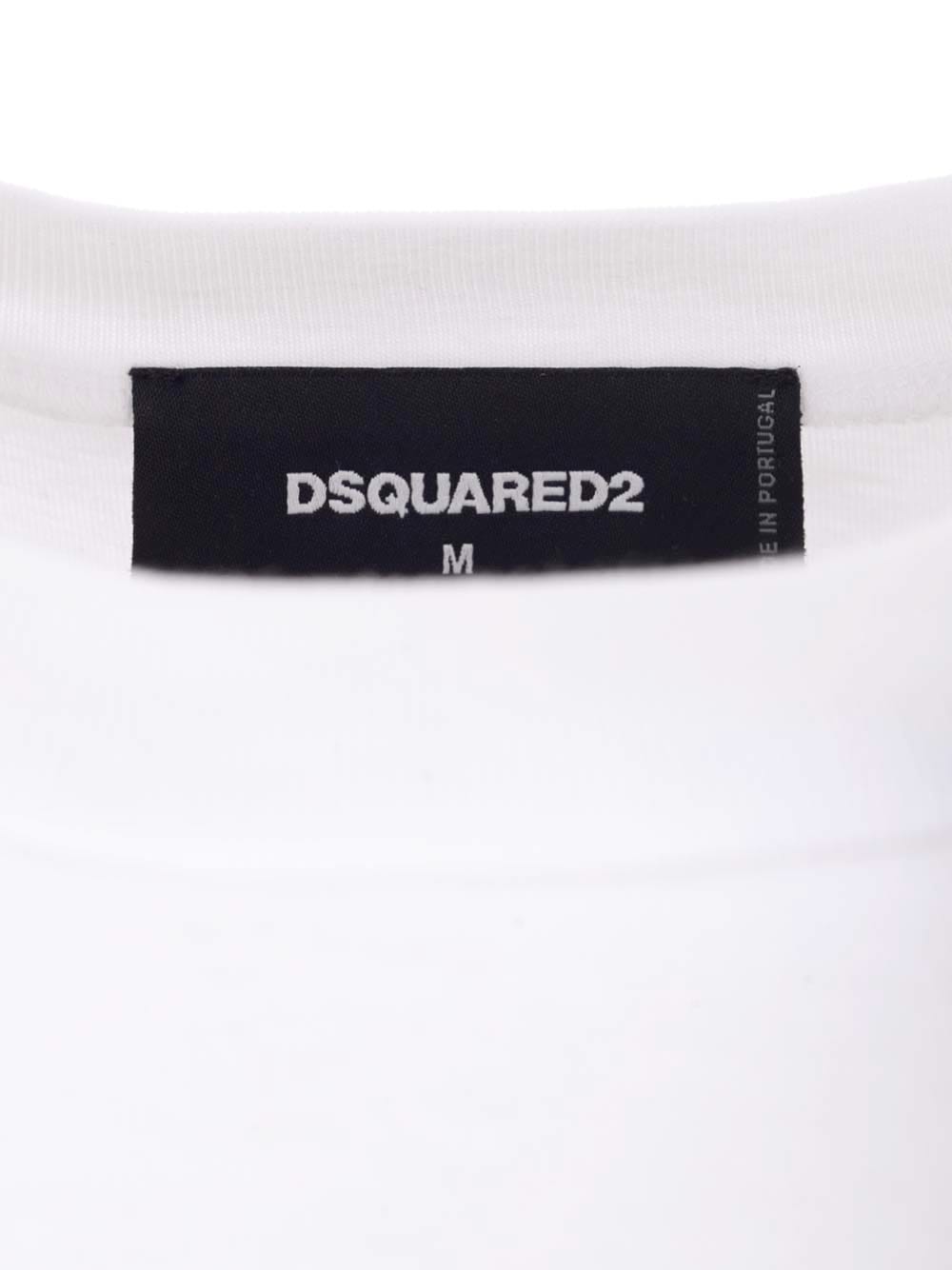 Shop Dsquared2 Signature Crewneck T-shirt In White