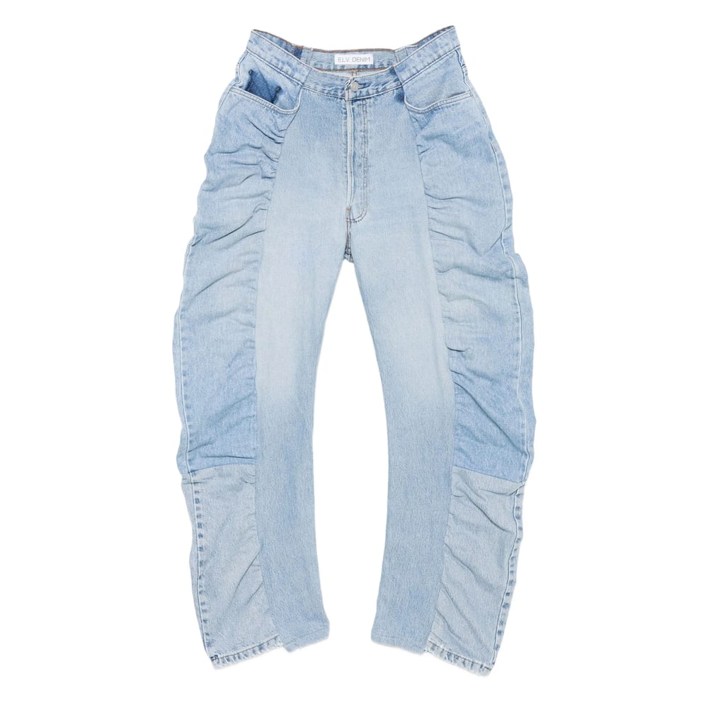 E.l.v Denim Denim Boyfriend Jeans In Blue