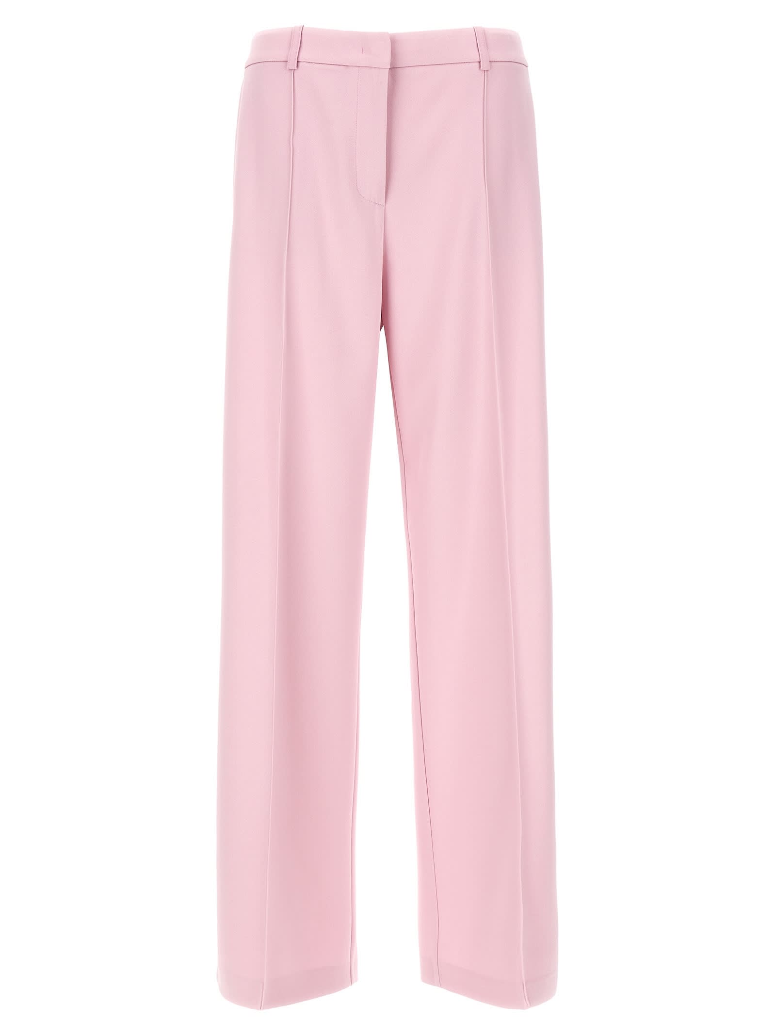 Shop Pinko Purezza Pants In Rosa