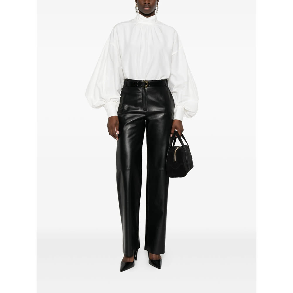 Antonelli Belt Loop Casual Pantslli In Animal Print