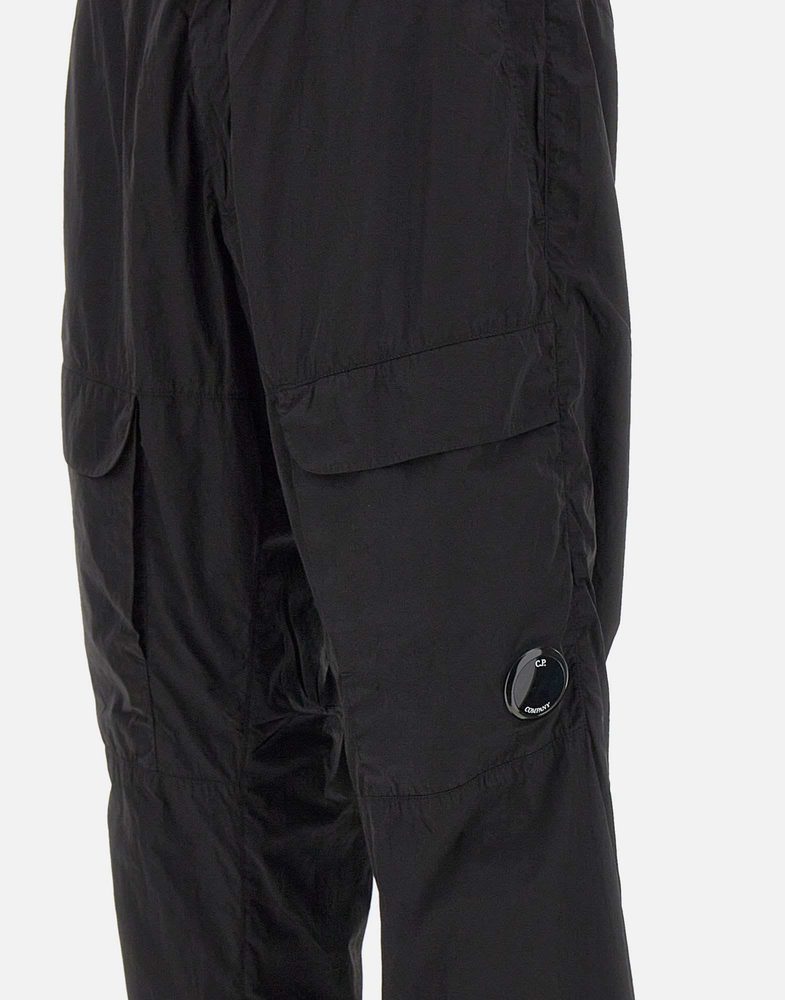 Shop C.p. Company Cargo Trousers In Nero