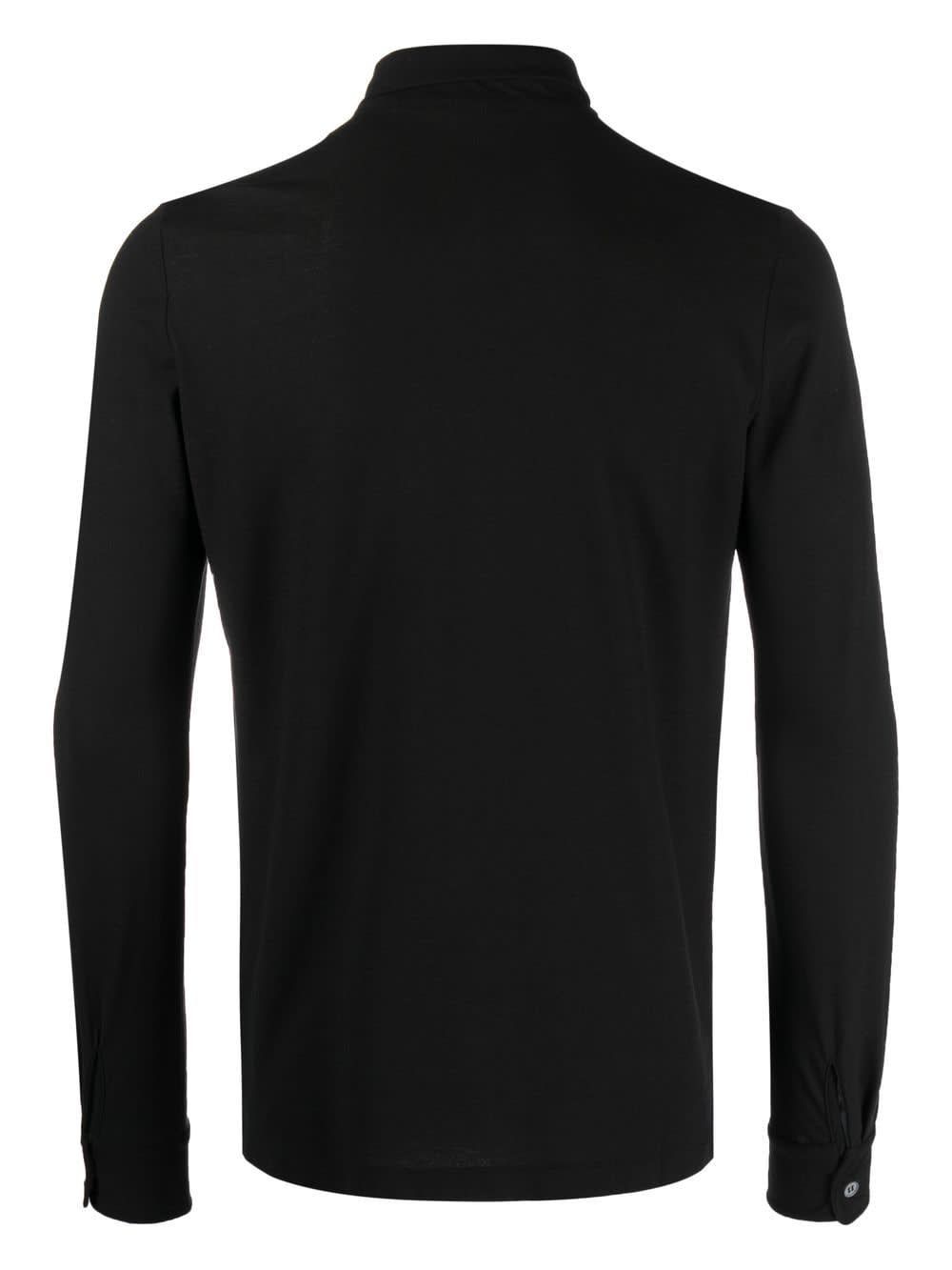 Shop Zanone Shirt In Black