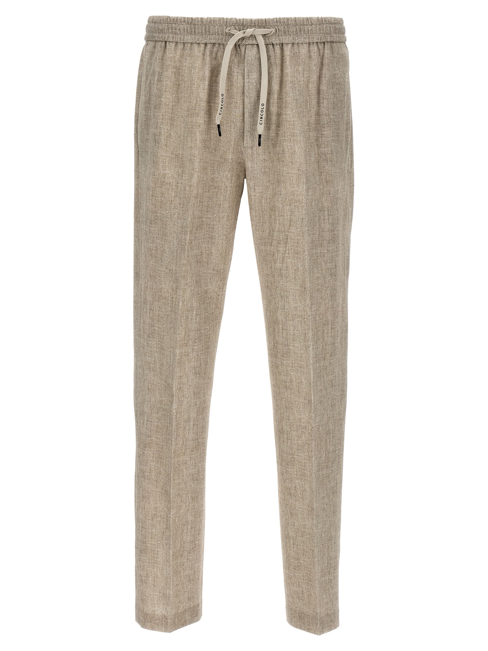 Shop Circolo 1901 Barbed Pants In Beige