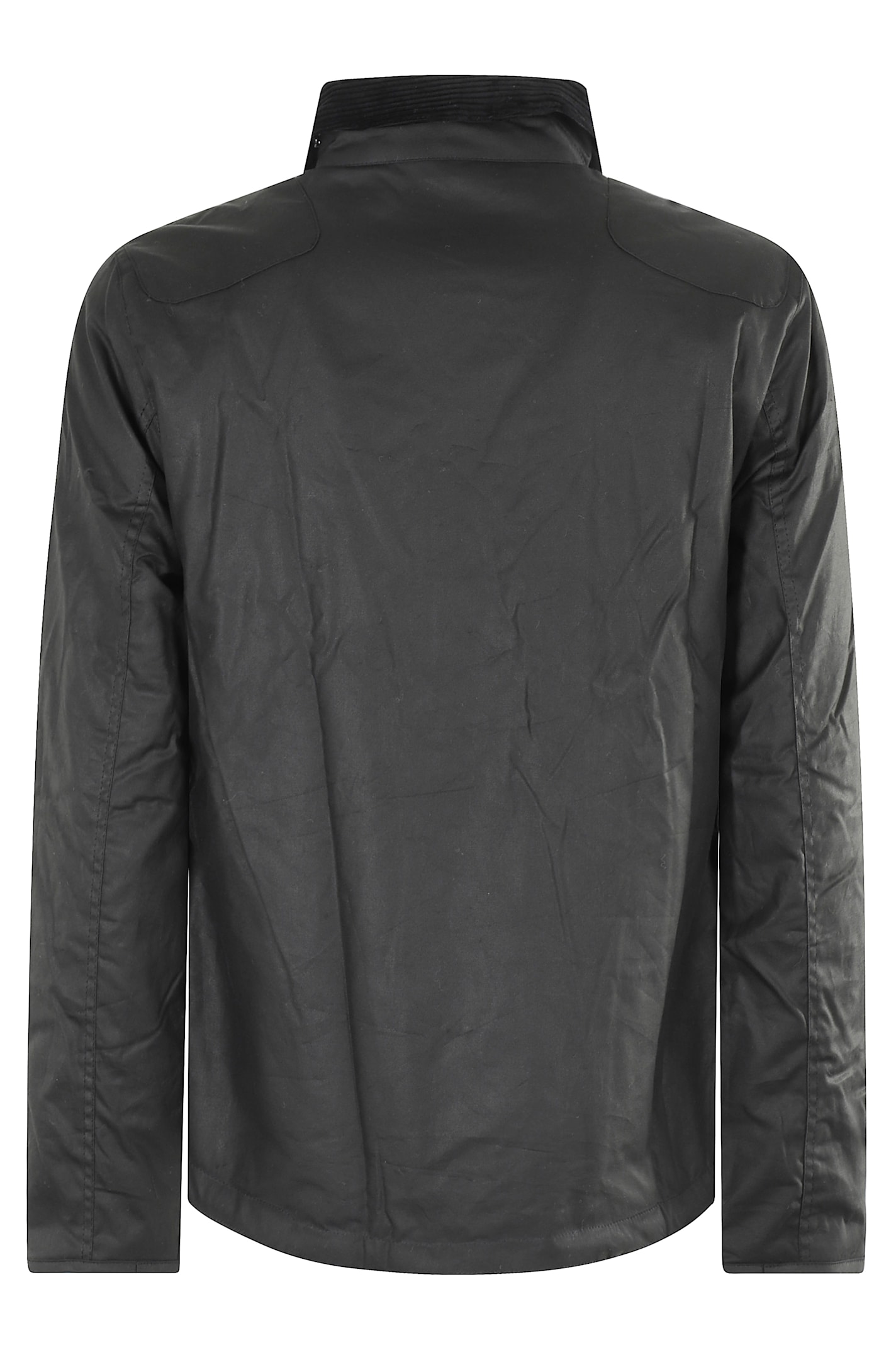 Barbour Reelin Wax Jacket In Blue
