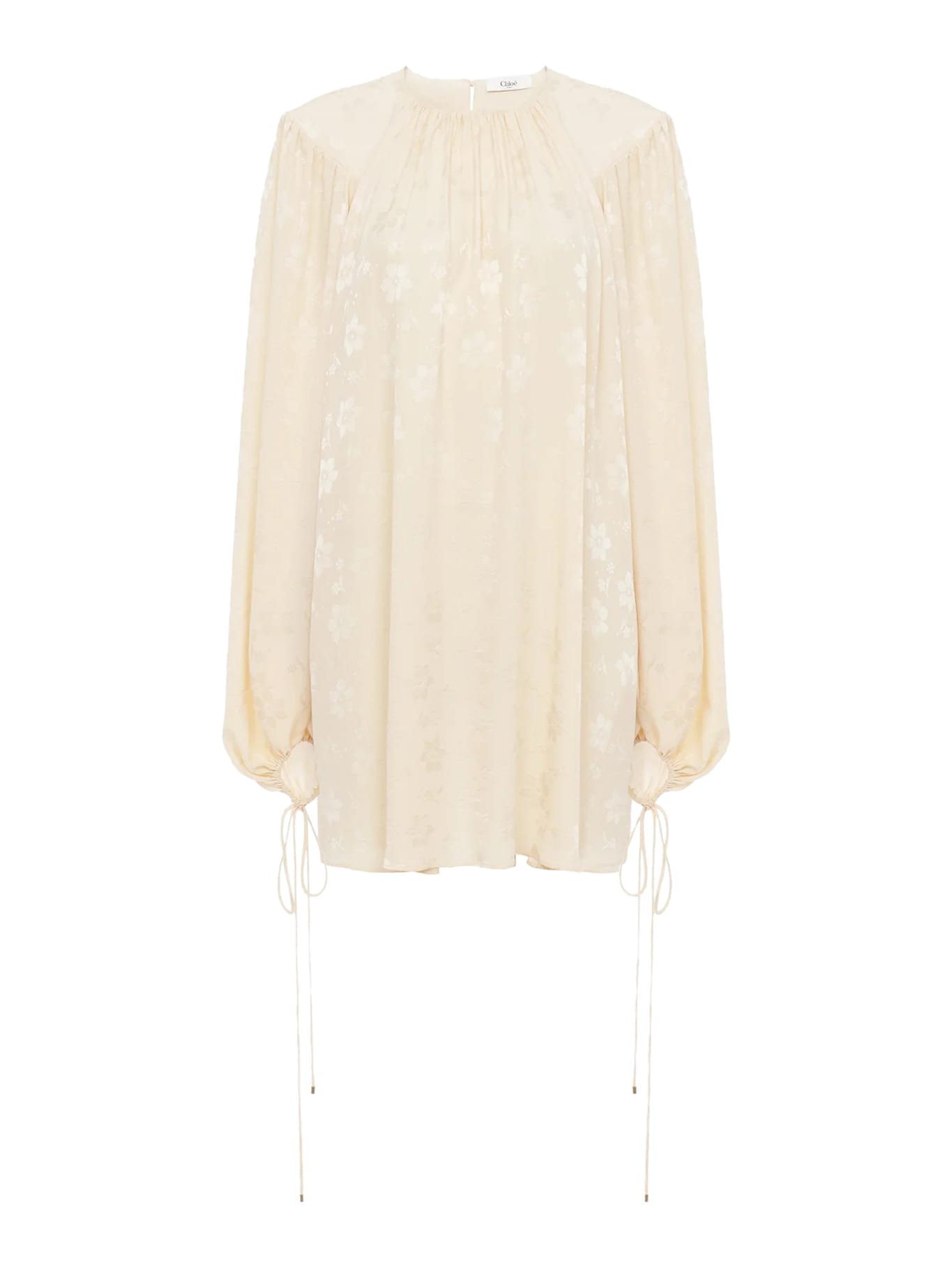 Chloé Mini Dress In Silk Jacquard