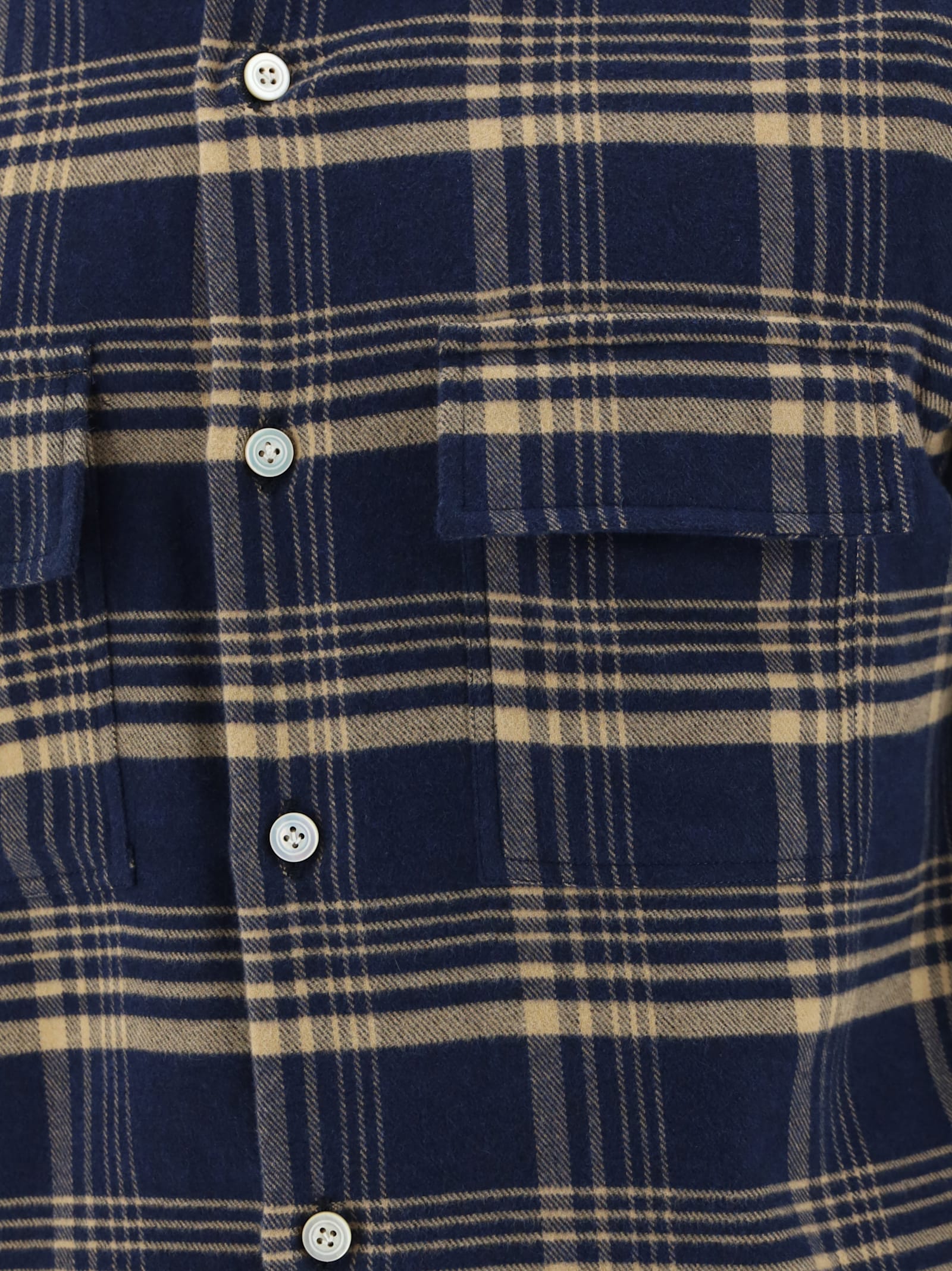 Shop Kiton Shirt In Blue