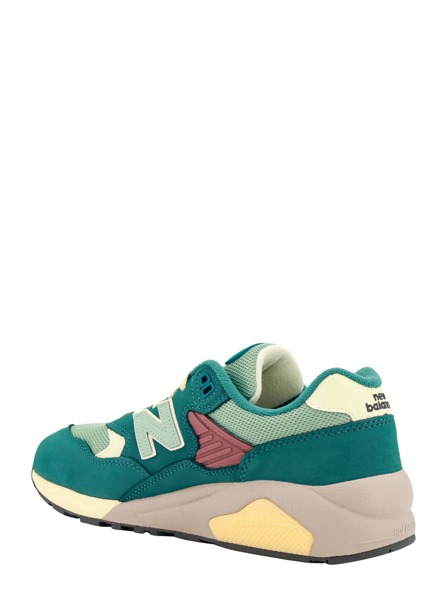 Shop New Balance 580 Sneakers In Green
