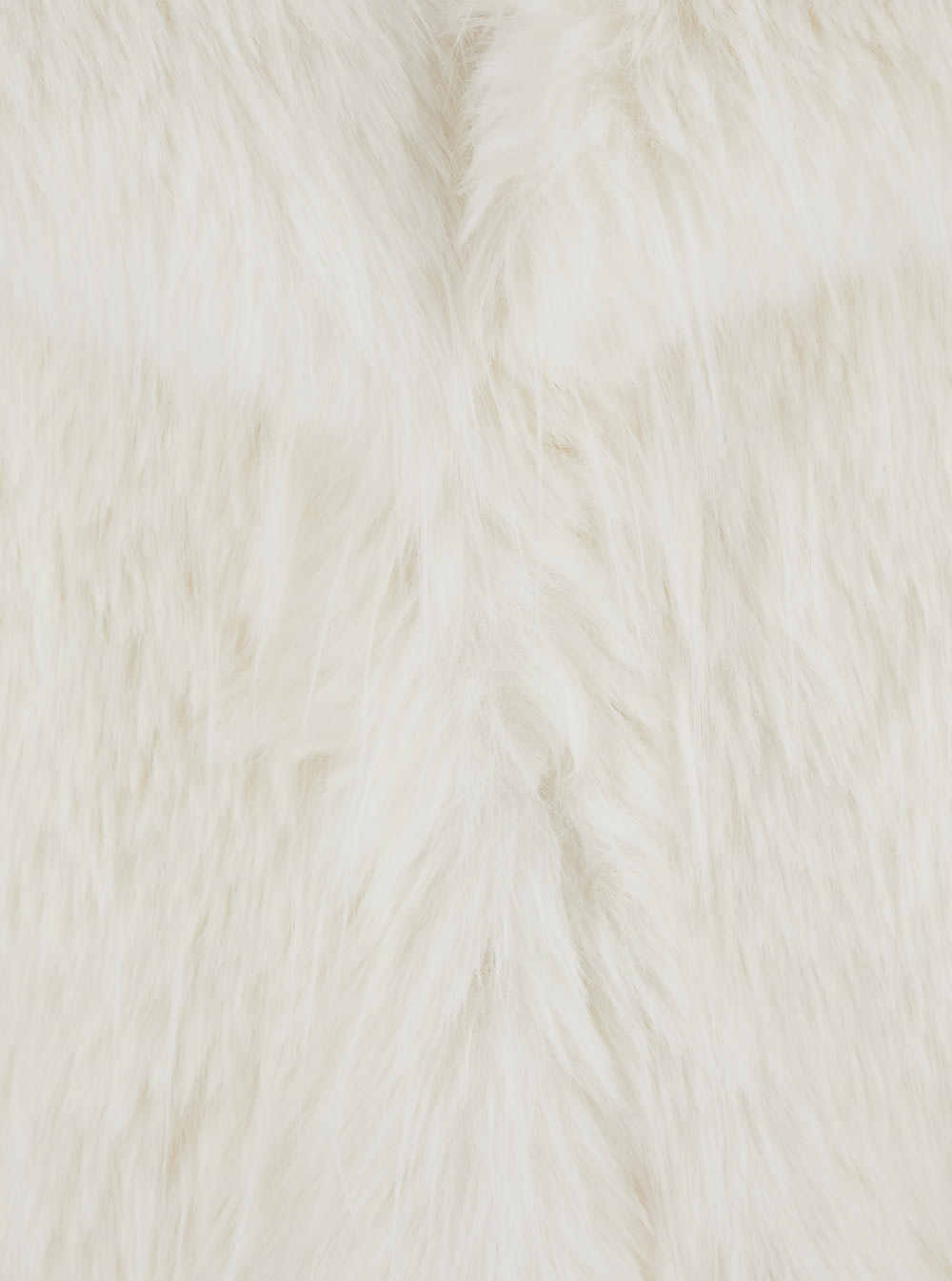 Shop Pinko Novaro White Eco Fur Jacket With Oversized Revers Woman