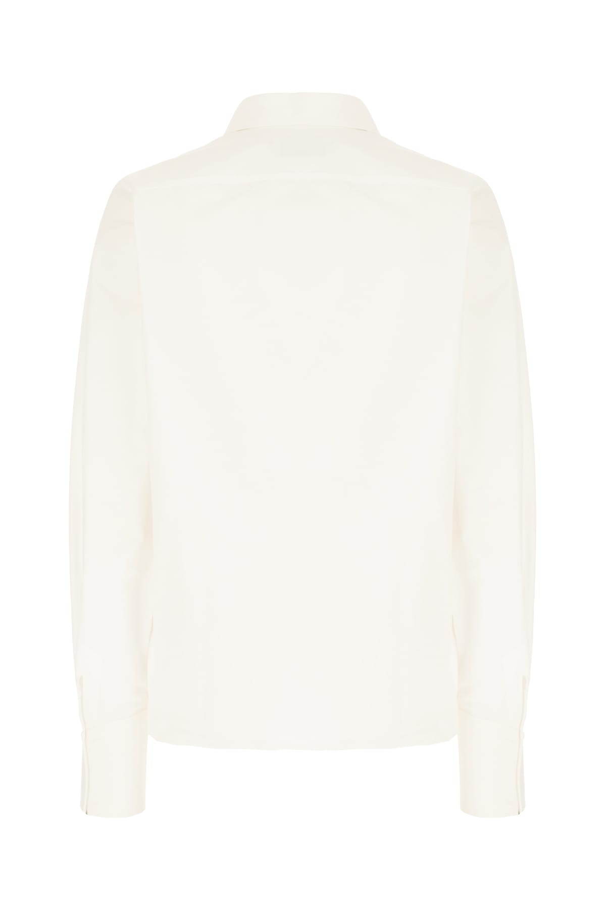 Shop Saint Laurent White Cotton Shirt In Blanc