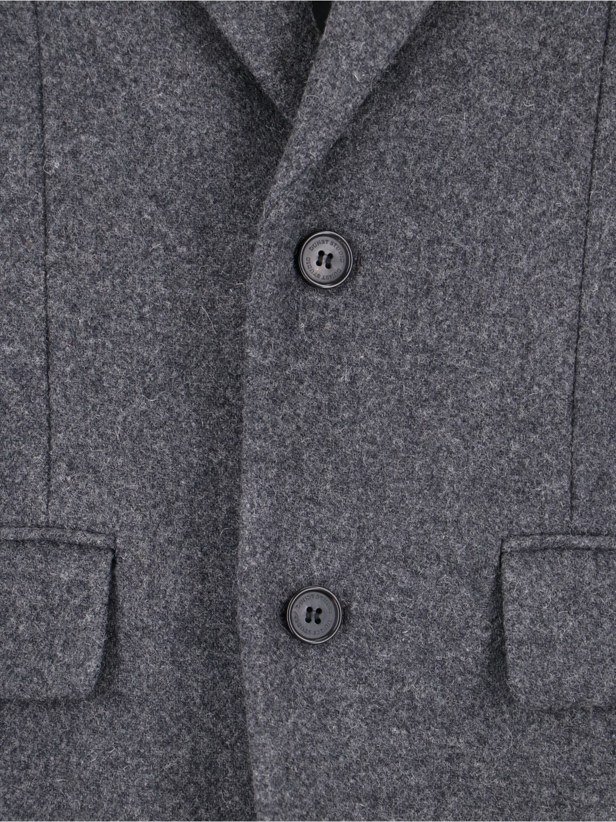 Shop Dunst Single-breasted Blazer In Gray