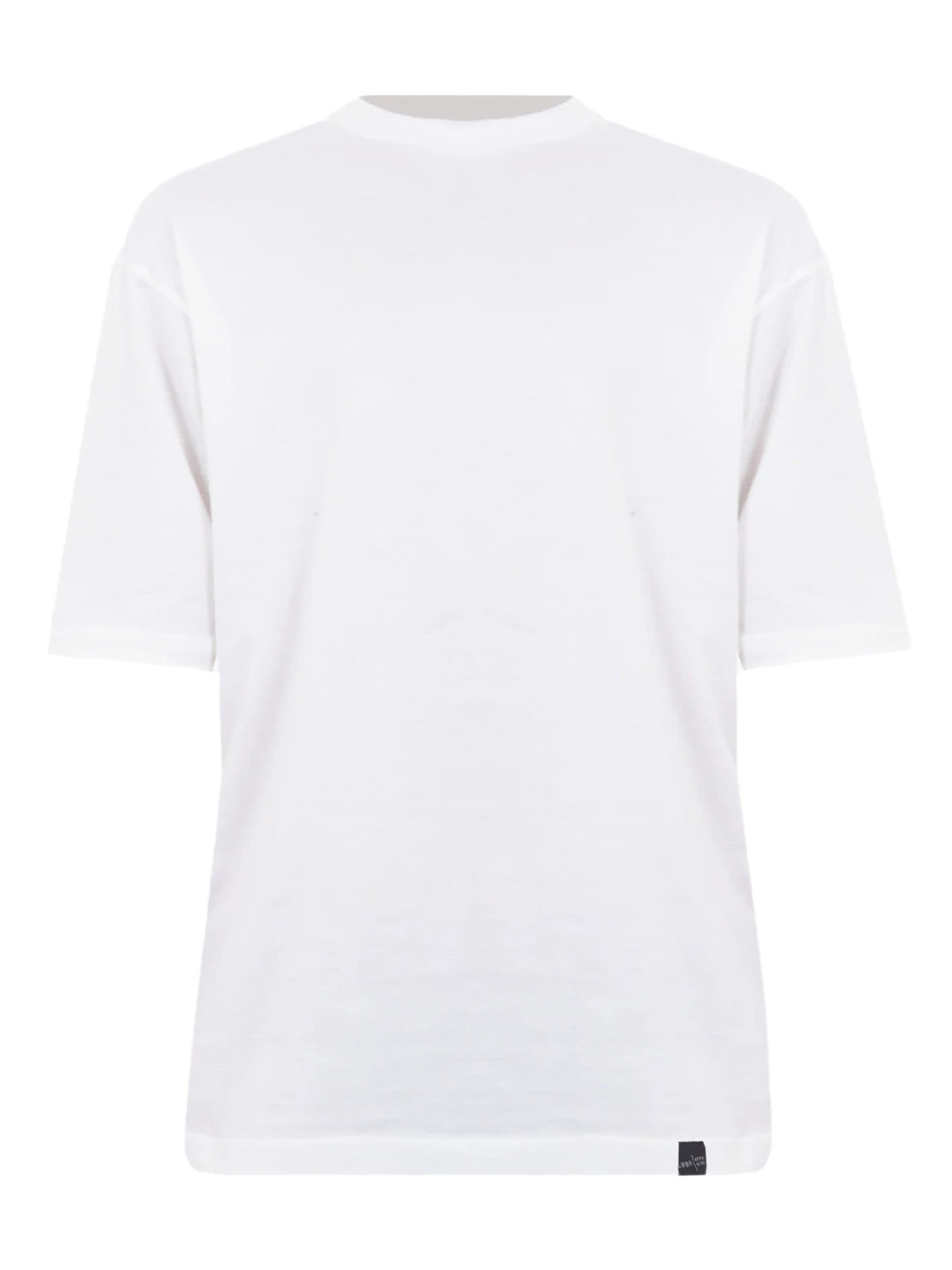 Shop Low Brand White Cotton T-shirt