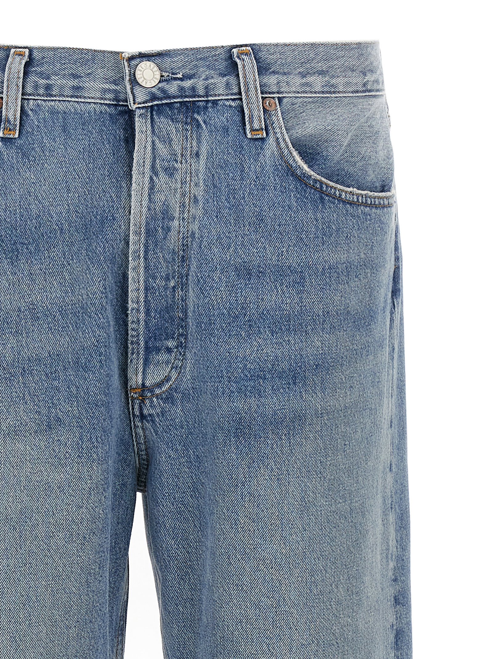 Agolde Curtis Jeans In Turmoil In Light Blue