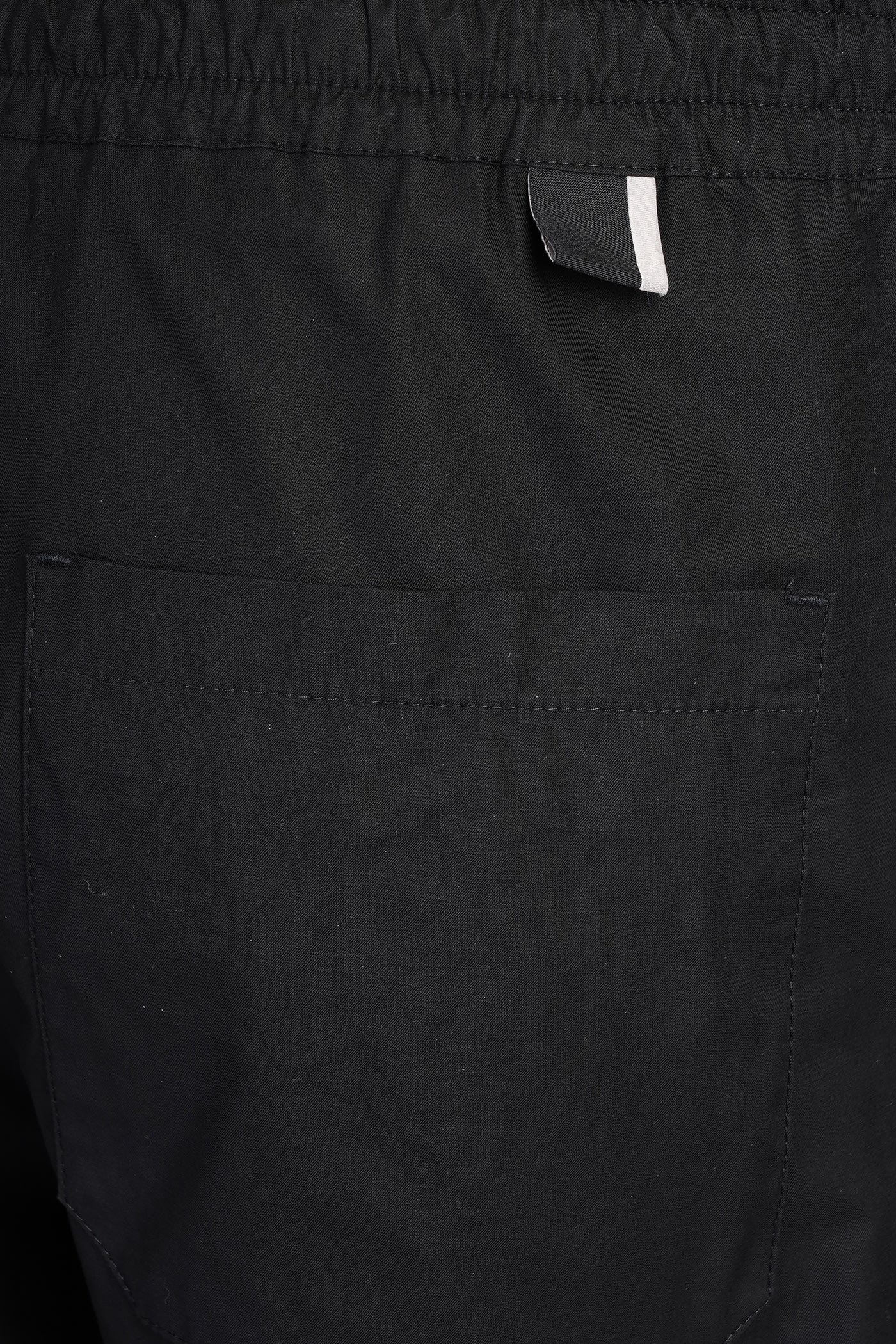 Low Brand Drawstring Tapered-leg Trousers In Black