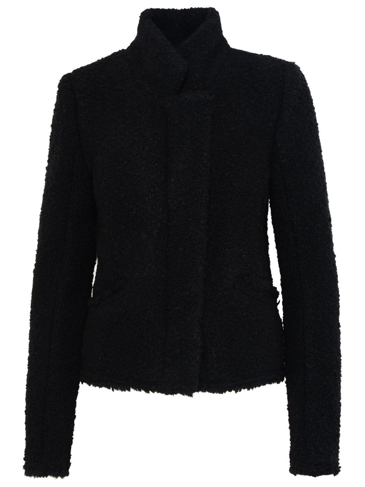 graziae Black Wool Blend Jacket