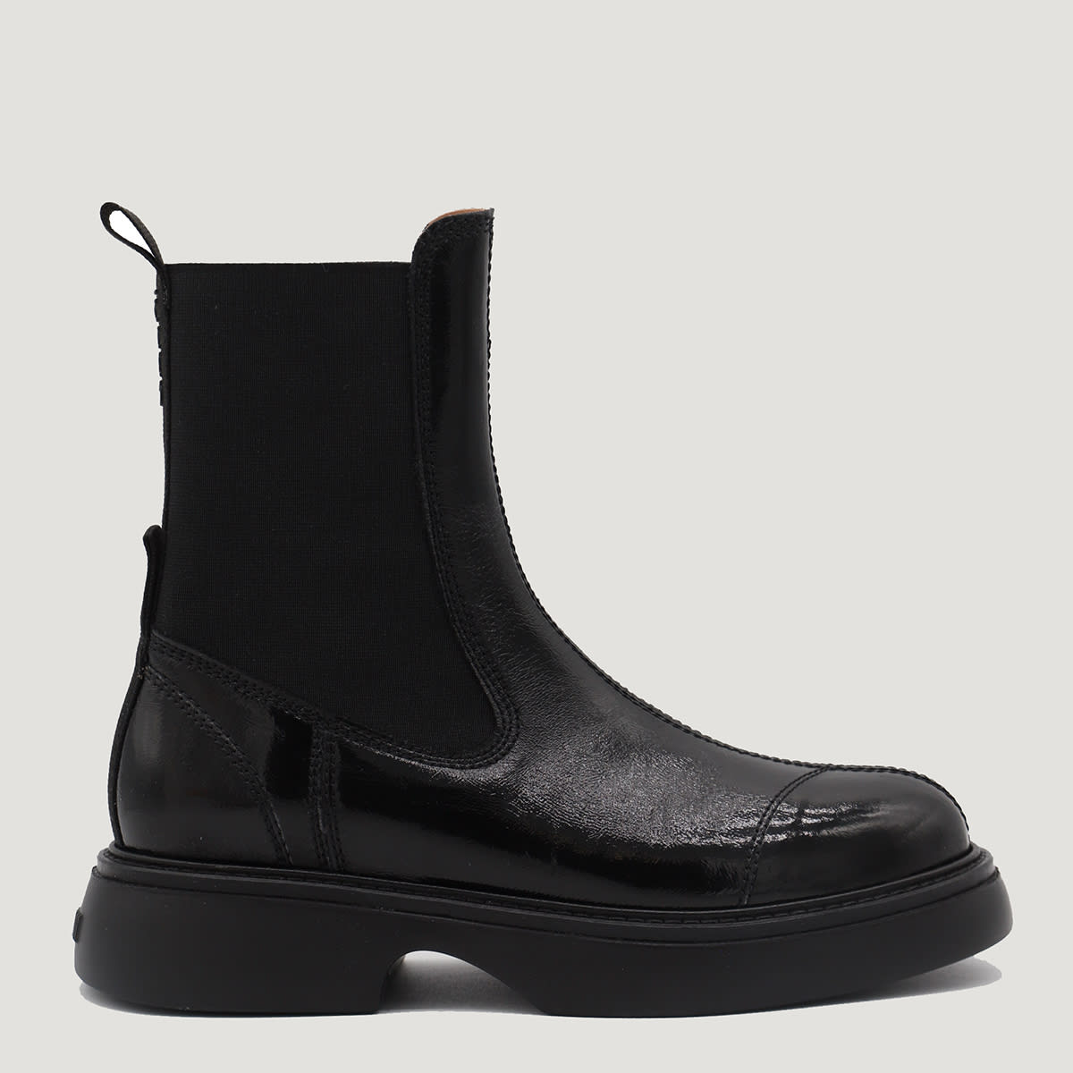 Shop Ganni Black Boots In Nero