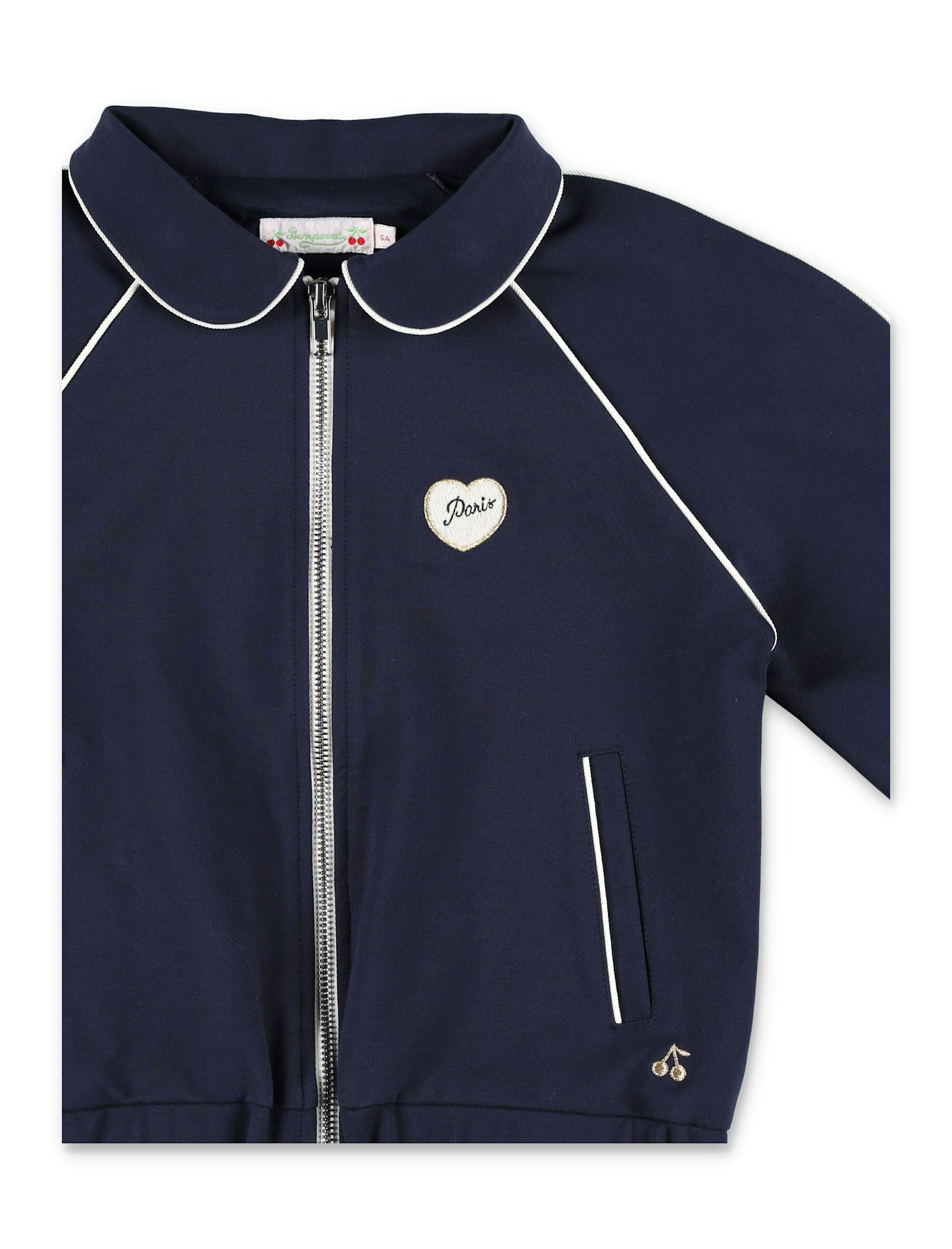Bonpoint Jinto Girls Milano Jacket In Blue