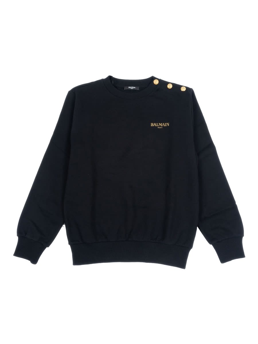 Balmain Sweatshirt In Blue