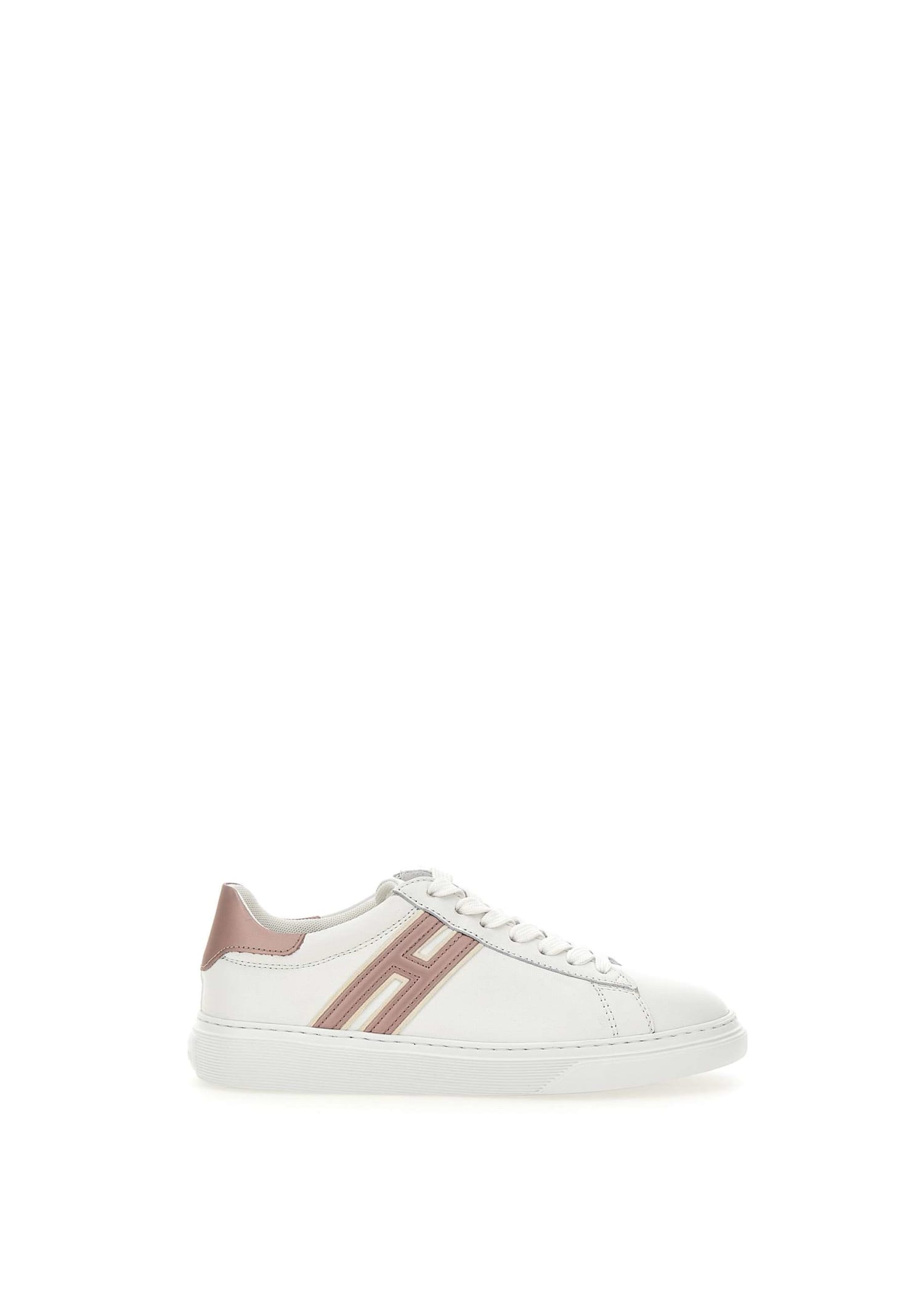 Hogan H365 Leather Trainers In White