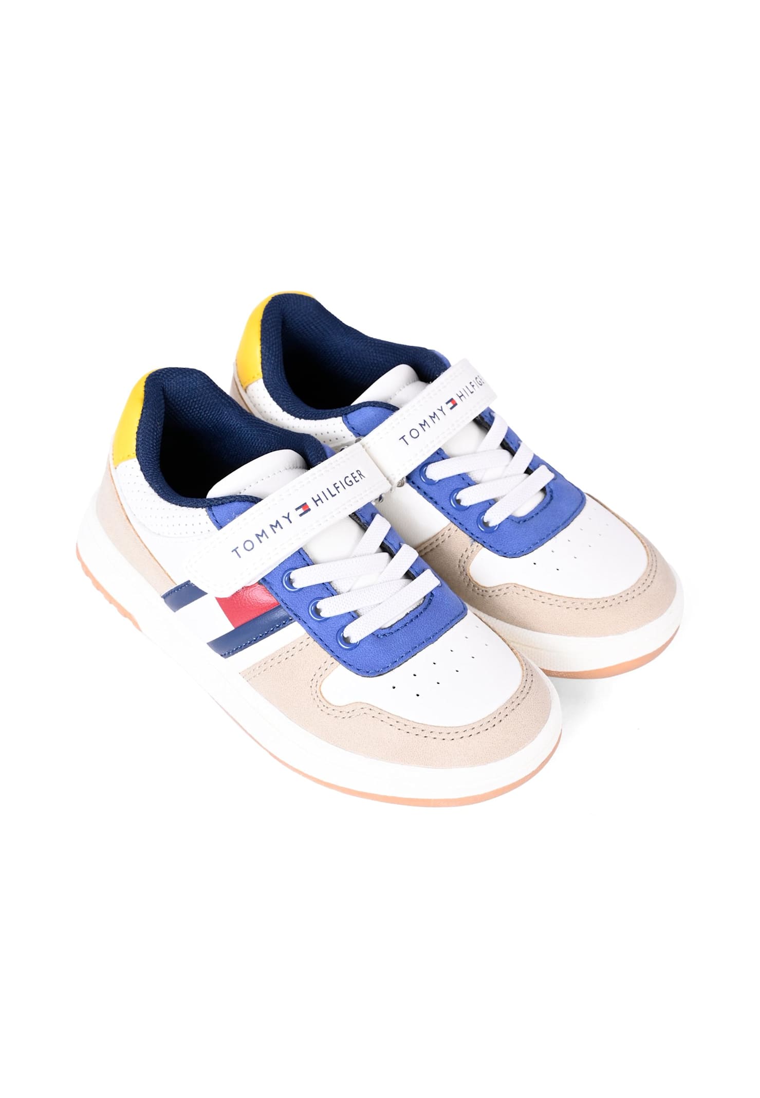 Tommy Hilfiger Multicolor Sneakers For Baby Boy With Logo In Multi