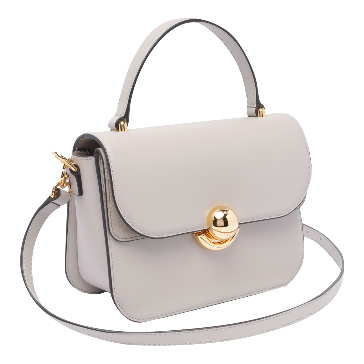 Shop Furla Mini Sfera Handbag In Beige