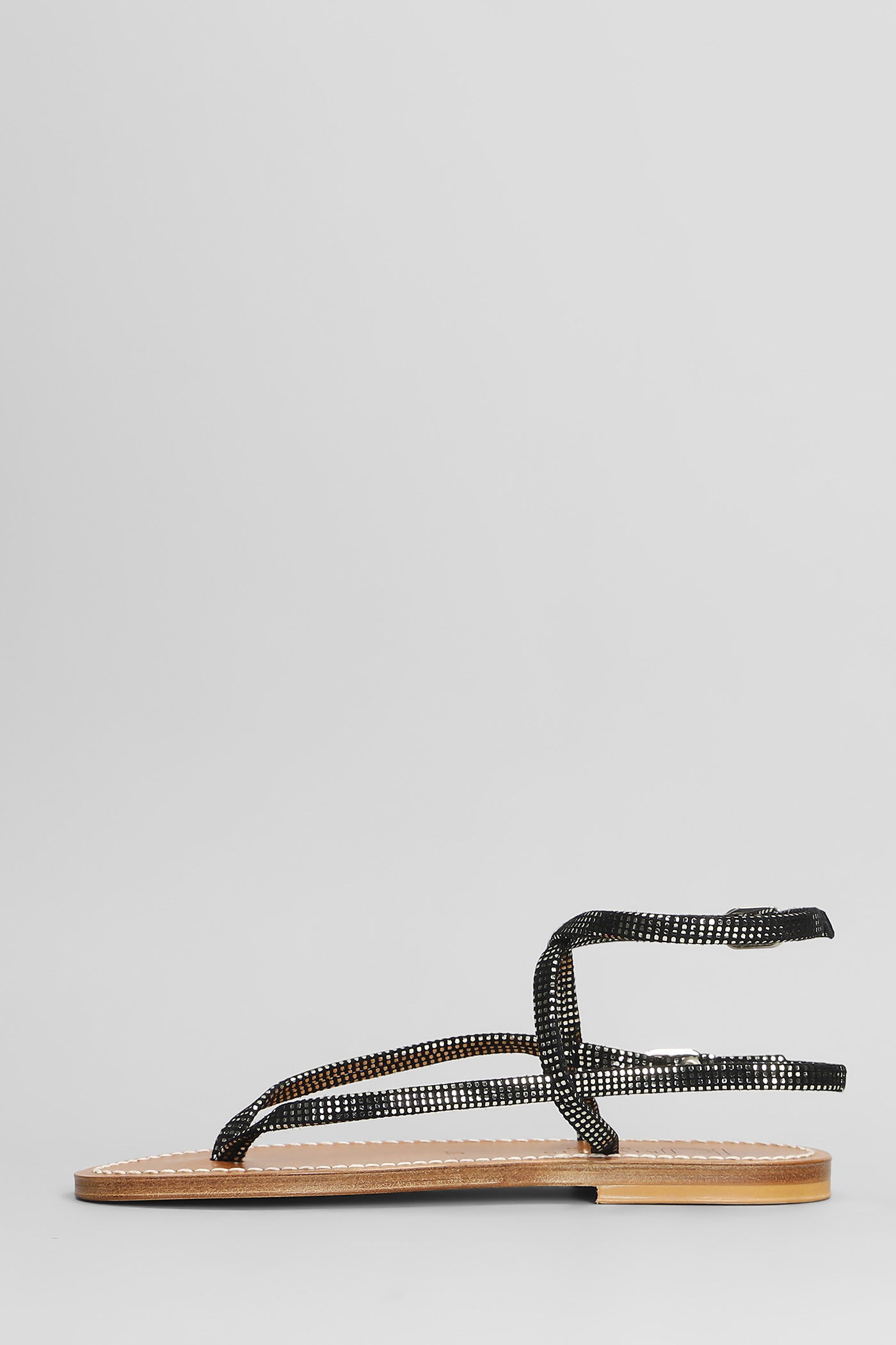 Kjacques Abaki F Flats In Black Leather