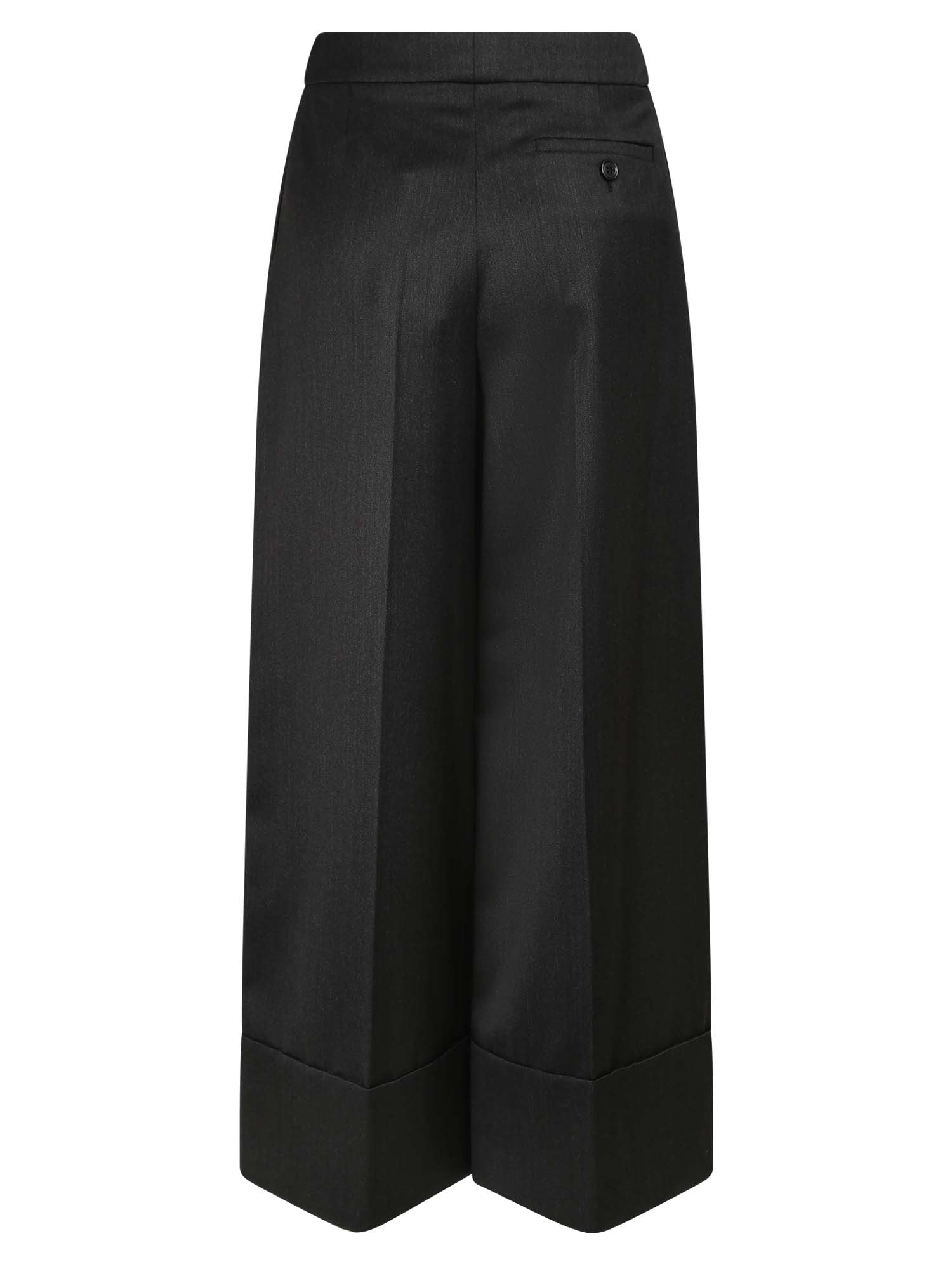 Shop Simone Rocha Cropped Trousers In Grey