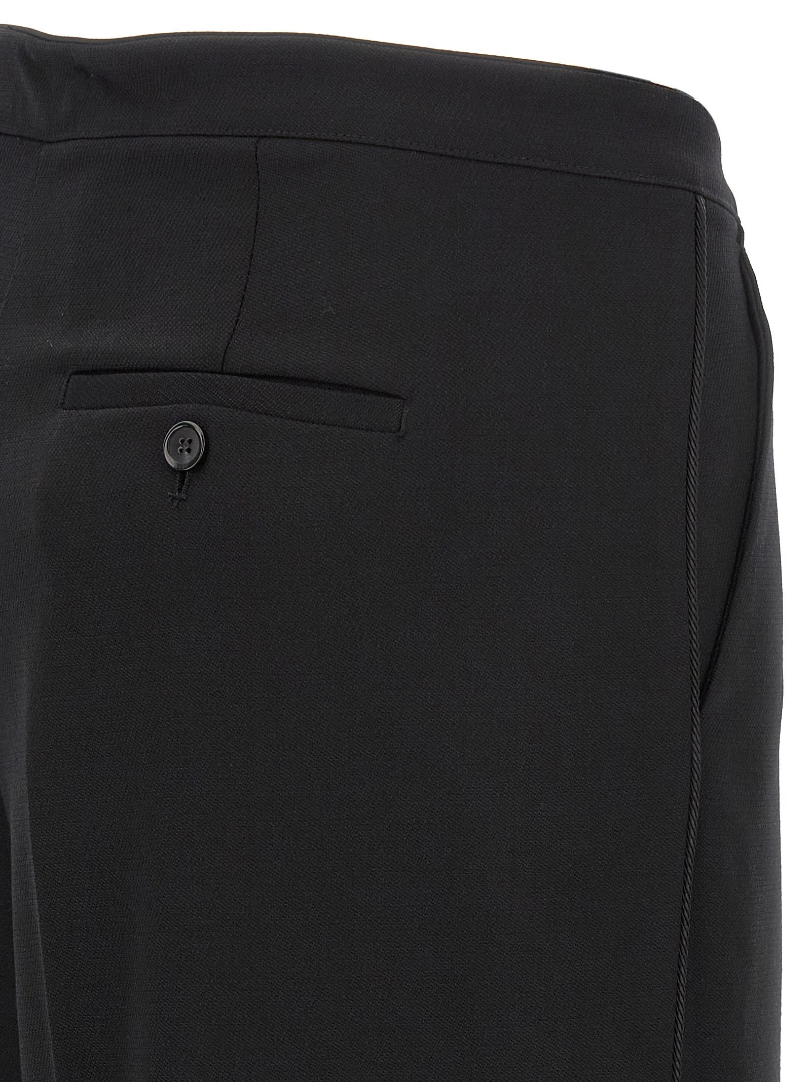 Pinko Trousers Blacks And Greys In Black