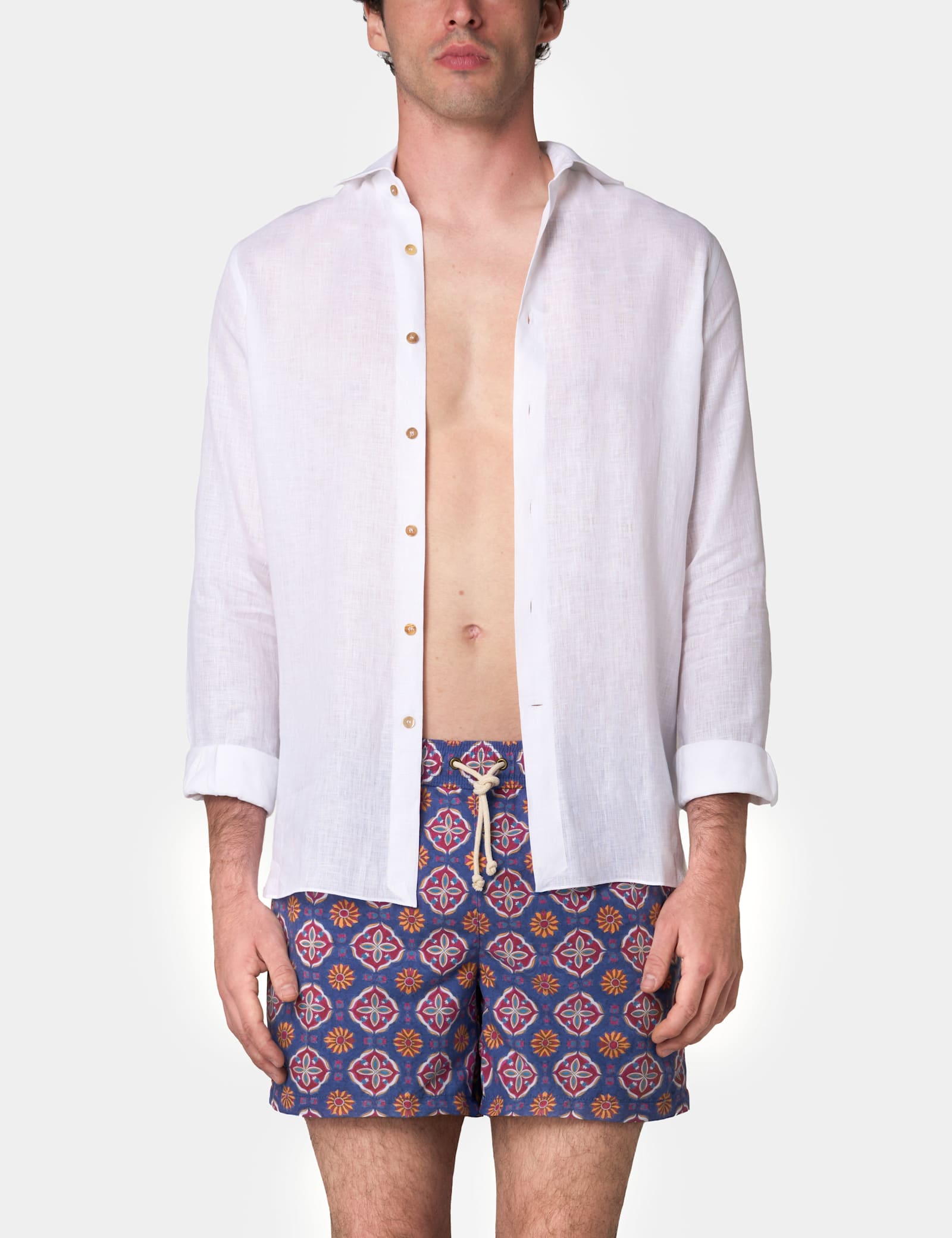 Maestrale Rosso/blu Swim Shorts
