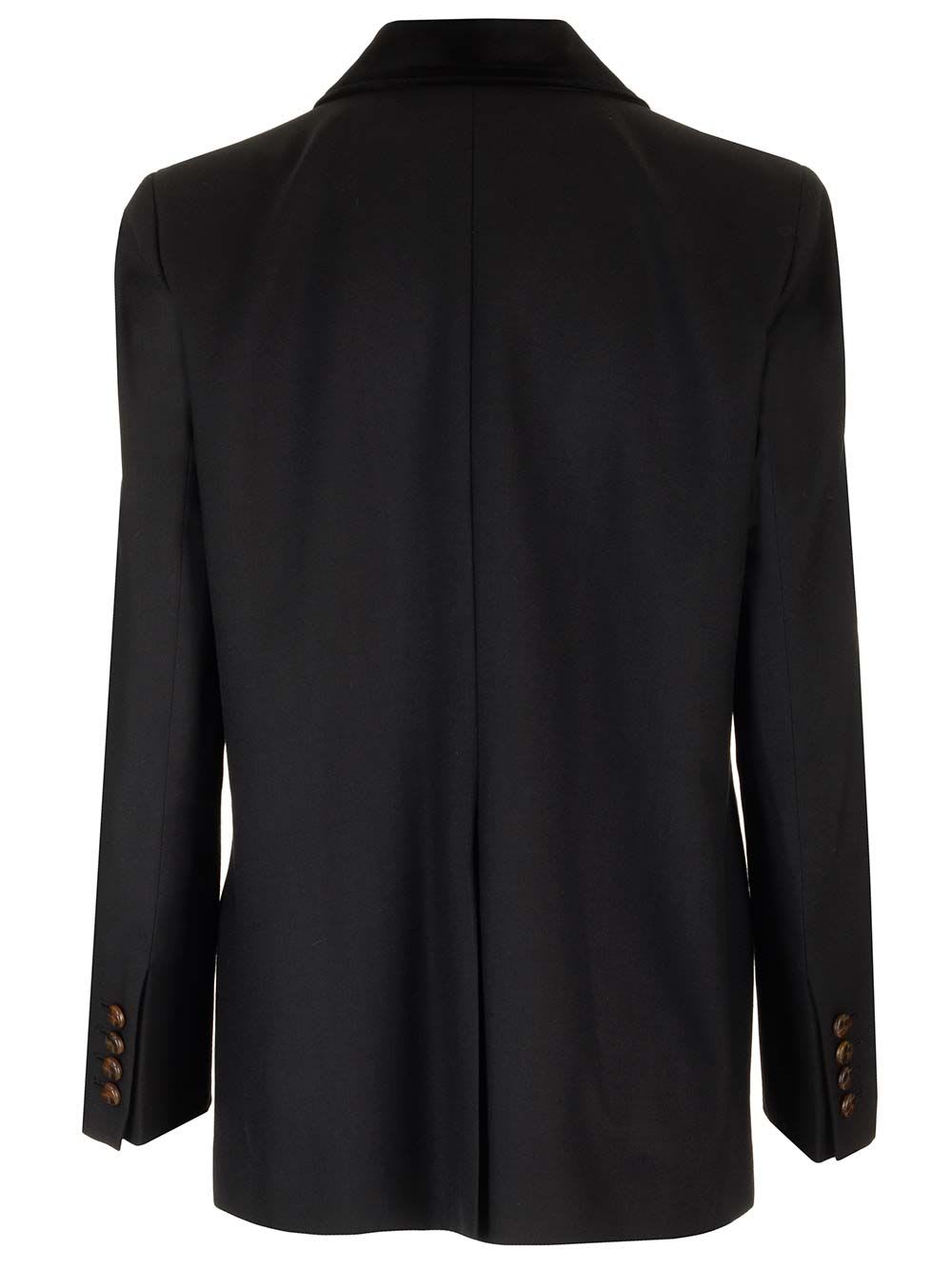 Shop Blazé Milano Alcanara Silent Single-breasted Blazer In Black