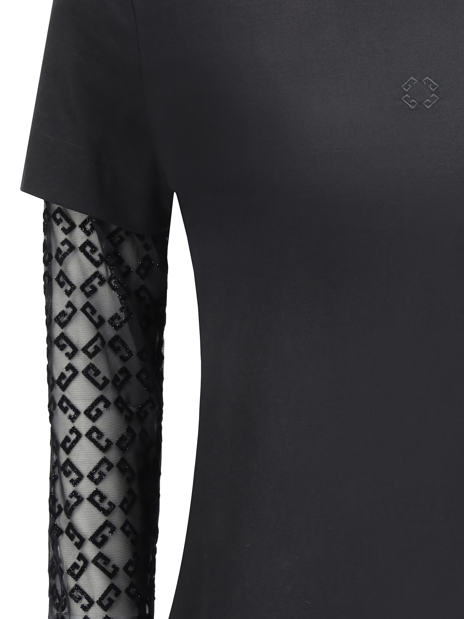 【送料&関税込】Givenchy Long Sleeve Jersey Givenchy Long Sleeve Jersey In Black/silvery | ModeSens